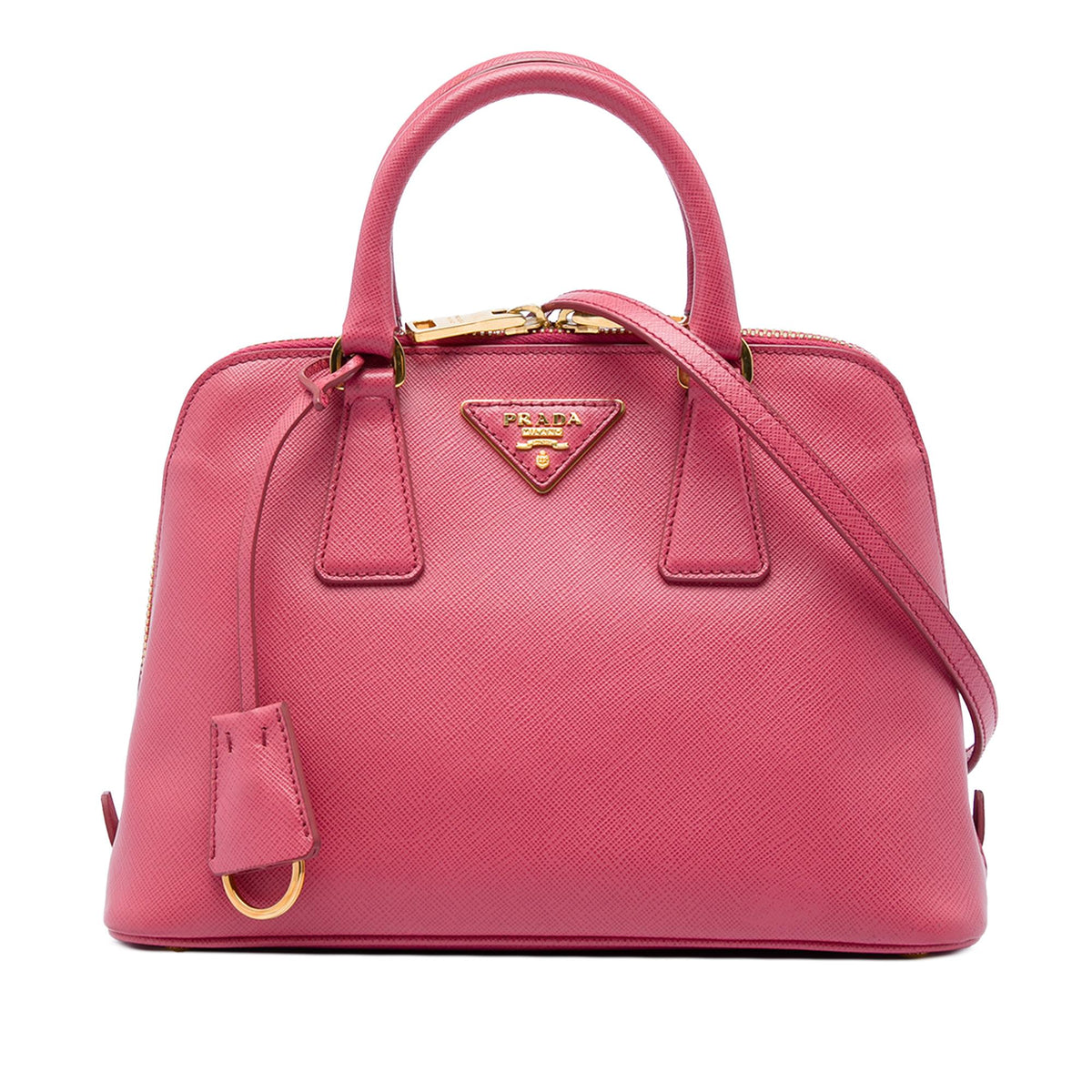 Prada Small Saffiano Lux Promenade Satchel