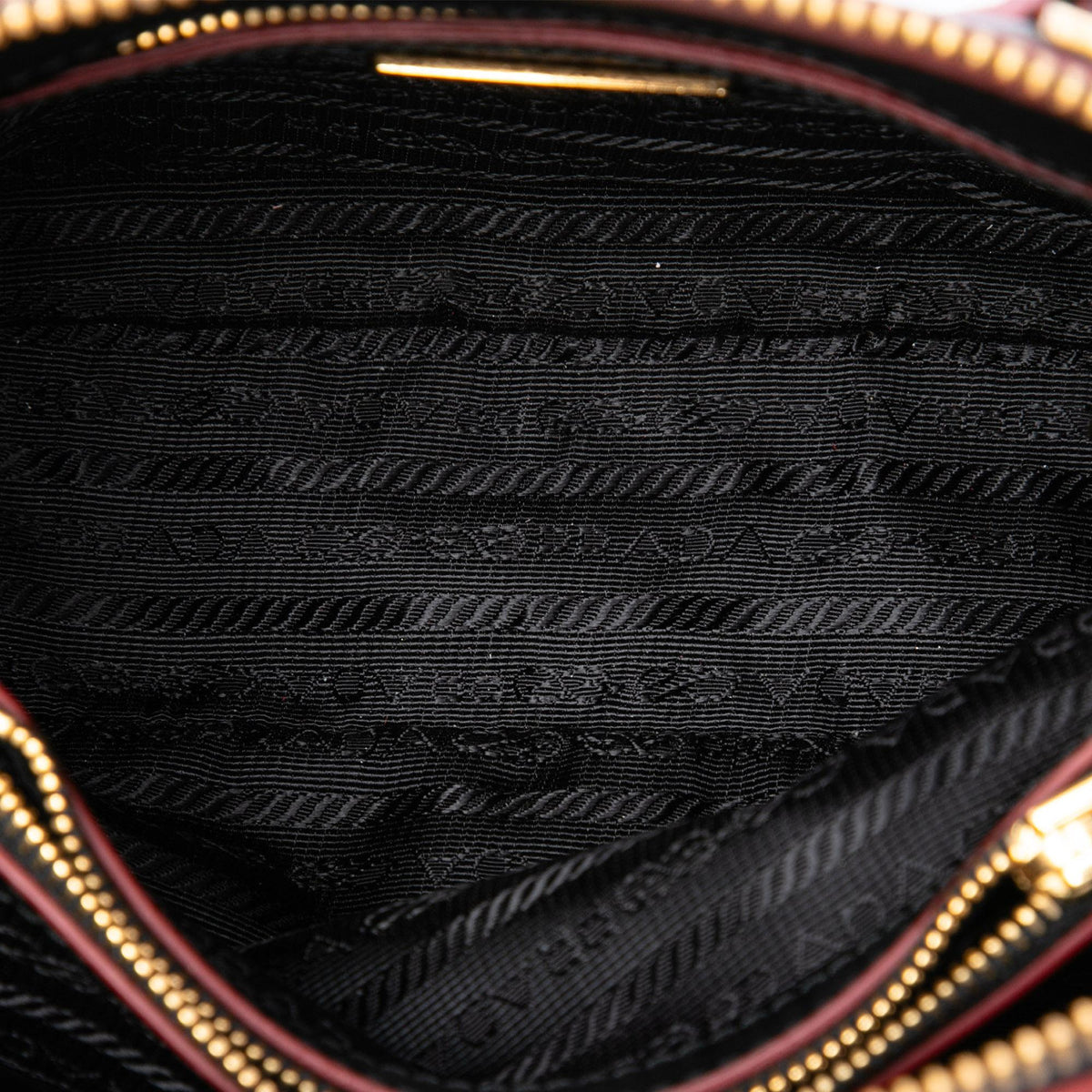 Prada Small Saffiano Vernice Promenade Satchel
