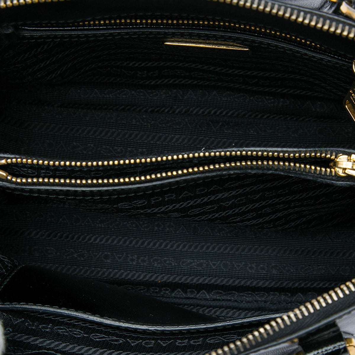 Prada Small Saffiano Vernice Promenade Satchel