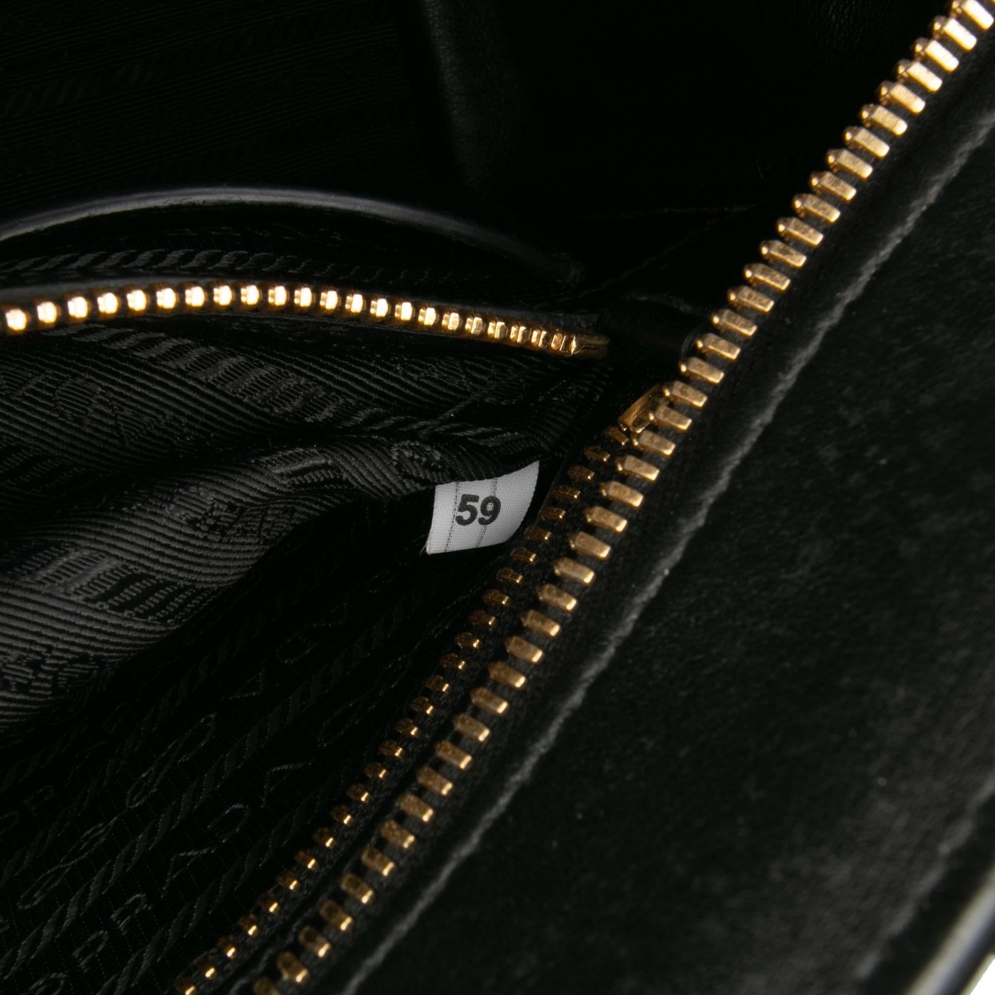 Prada Small Saffiano and City Calf Esplanade Satchel
