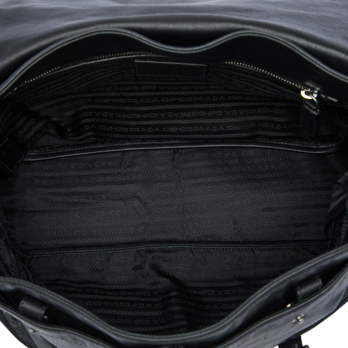 Prada Soft Calf Double Buckle Flap Camera Bag