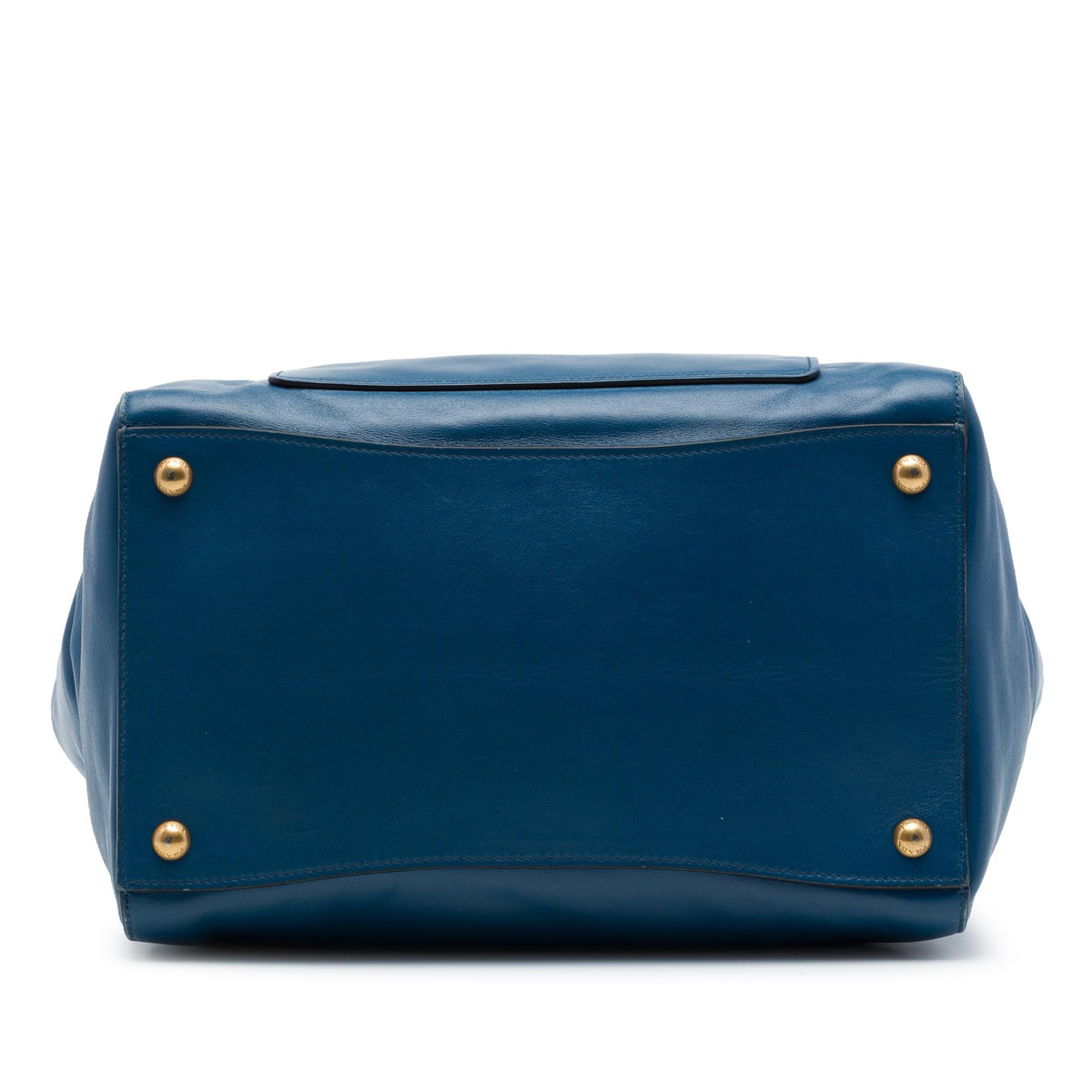 Prada Soft Calf Front Pocket Shopping Tote