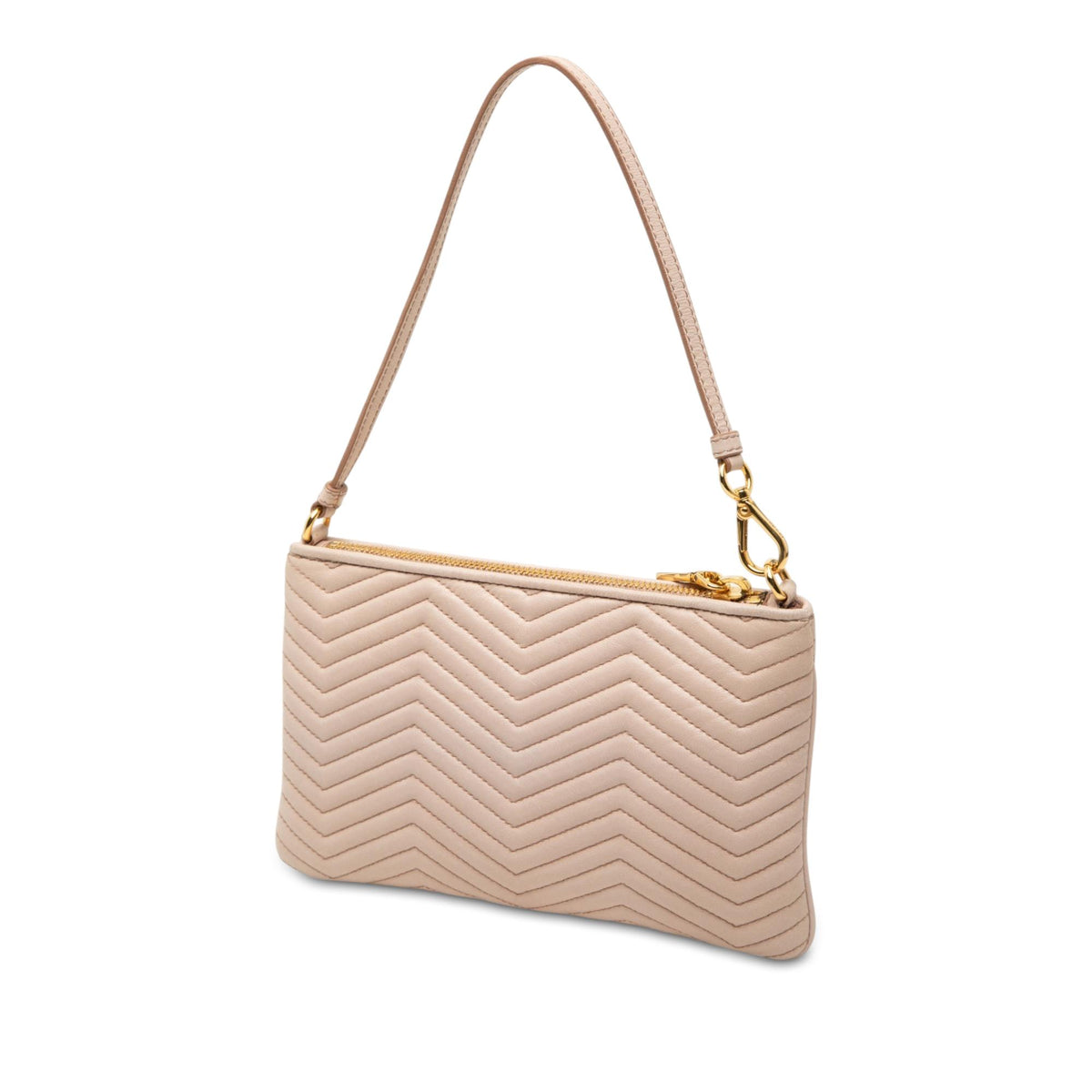 Prada Soft Calf Impunture Diagramme Bow Shoulder Bag