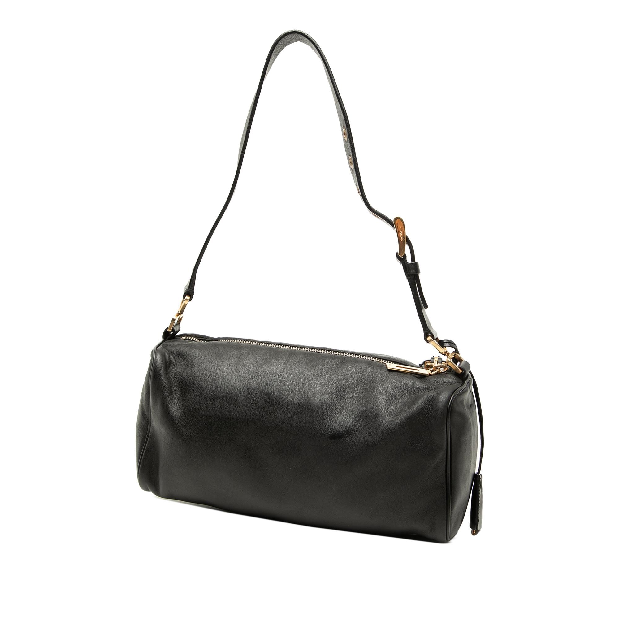 Prada Soft Calf Shoulder Bag