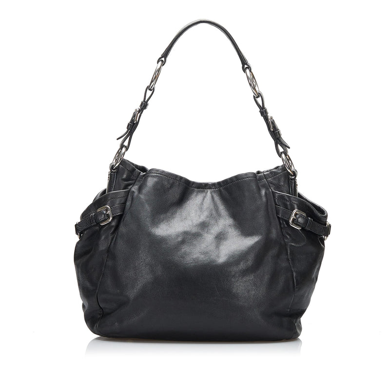 Prada Soft Calf Side Pocket Shoulder Bag (SHG-ZwCuzX)