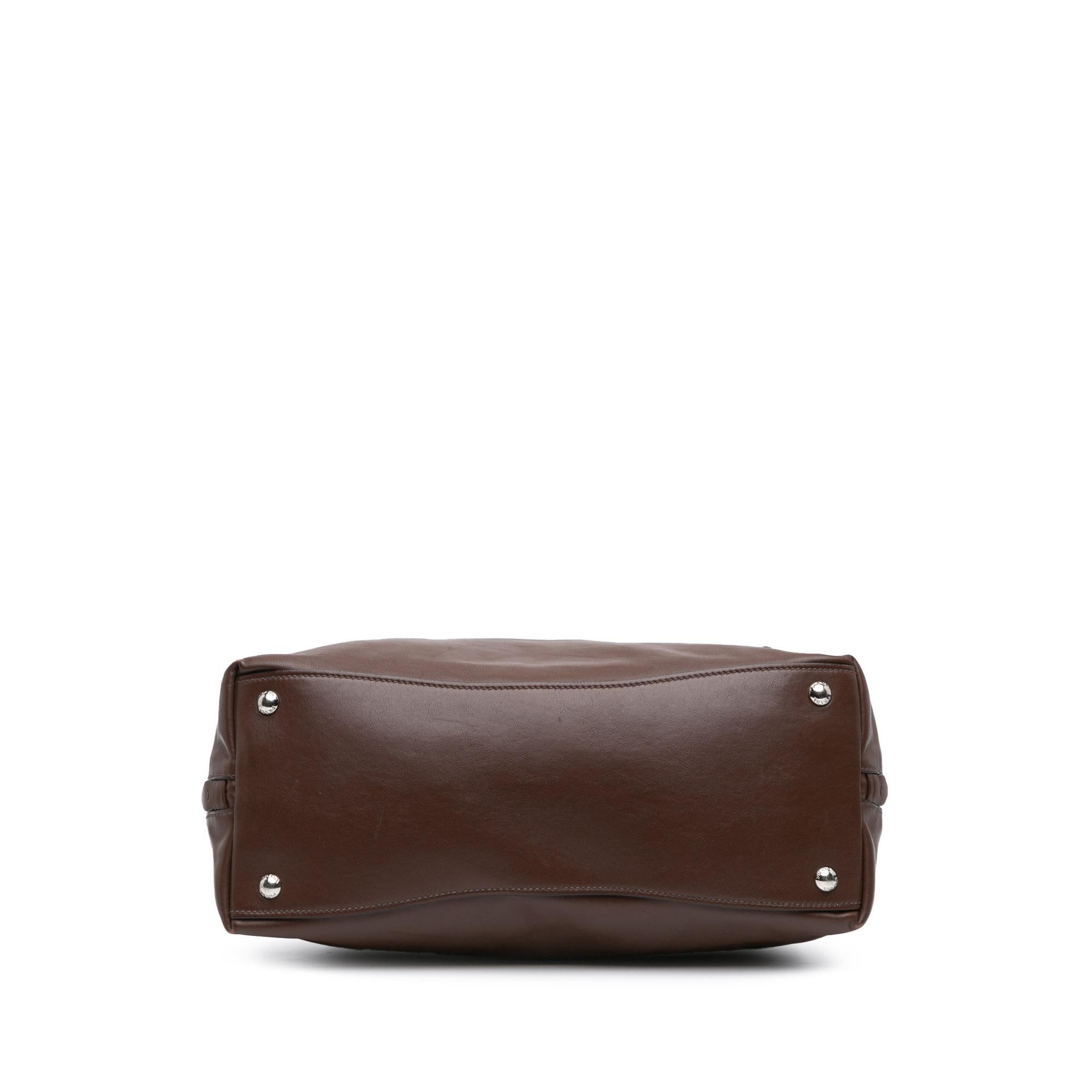 Prada Soft Calf Side Zip Hobo