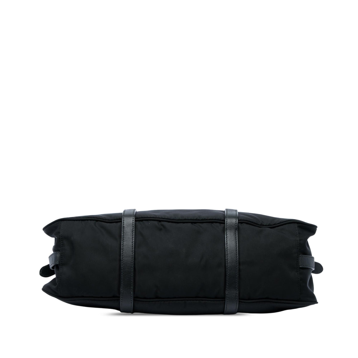Prada Soft Calf Trimmed Tessuto Satchel
