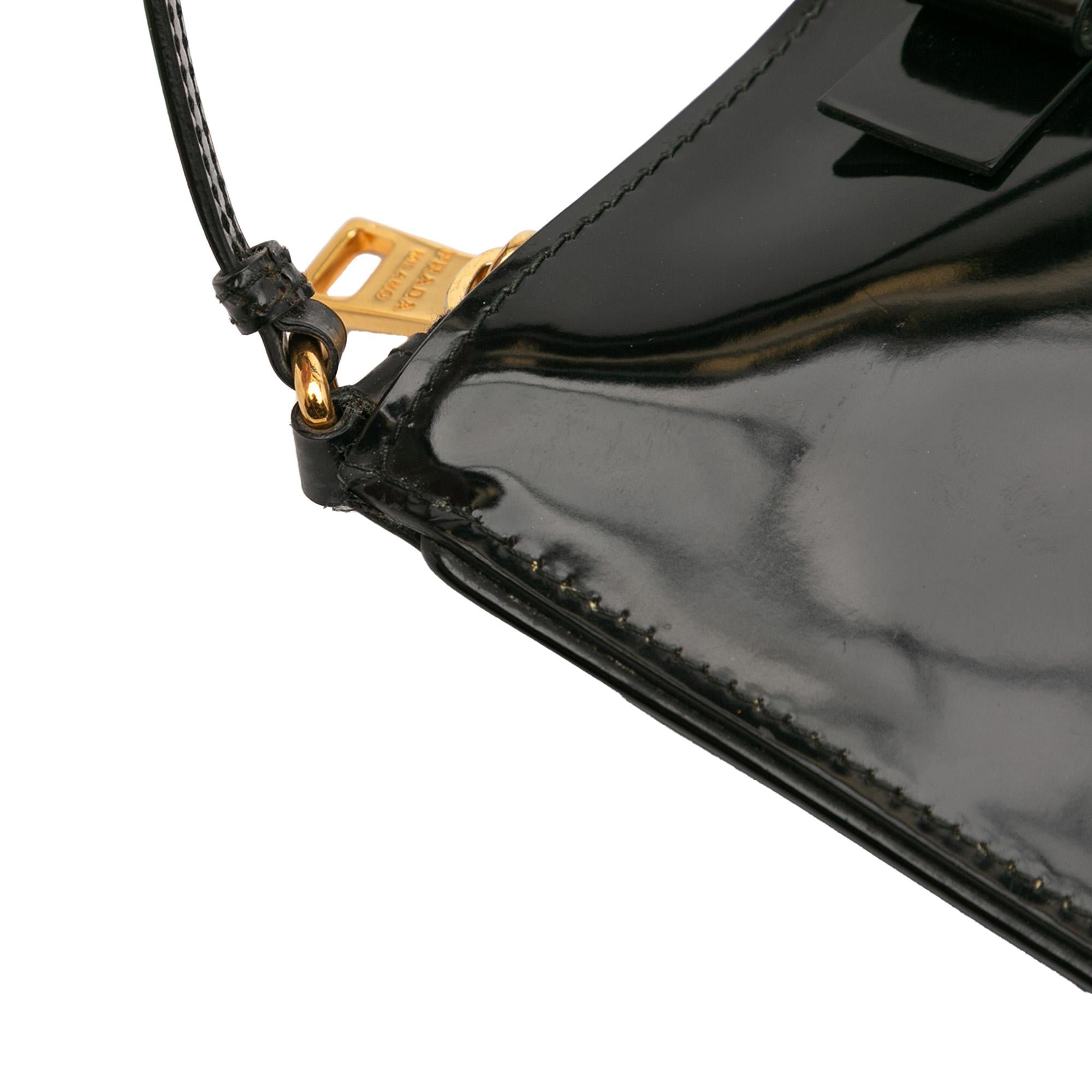 Prada Spazzolato Bow Pochette