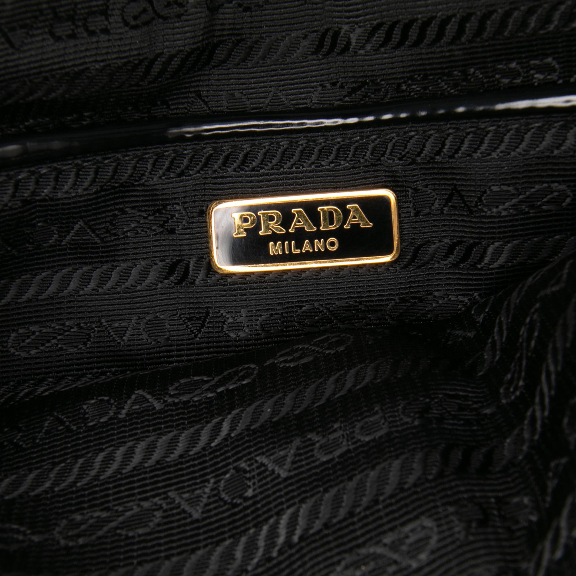 Prada Spazzolato Bow Pochette