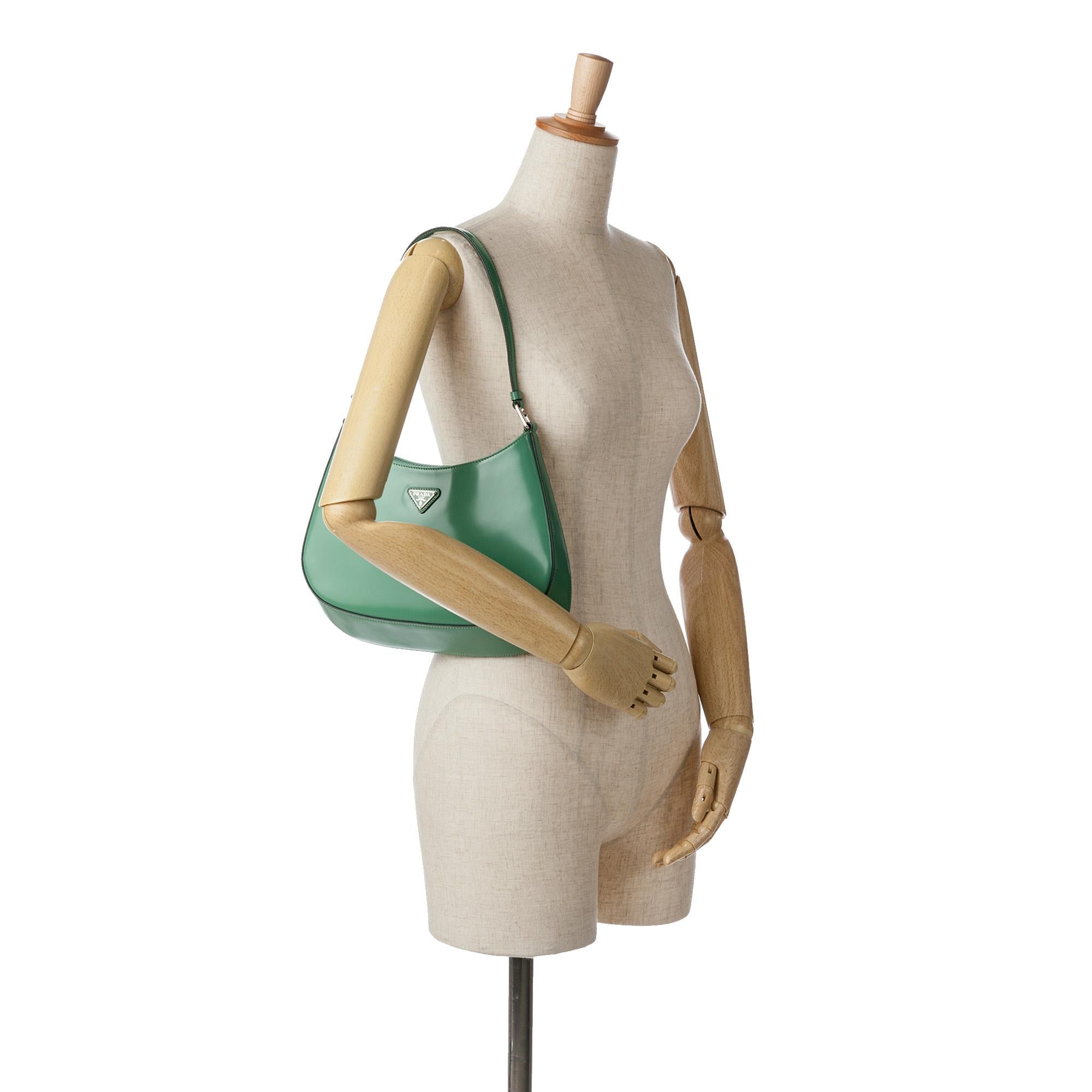 Prada Spazzolato Cleo Shoulder Bag