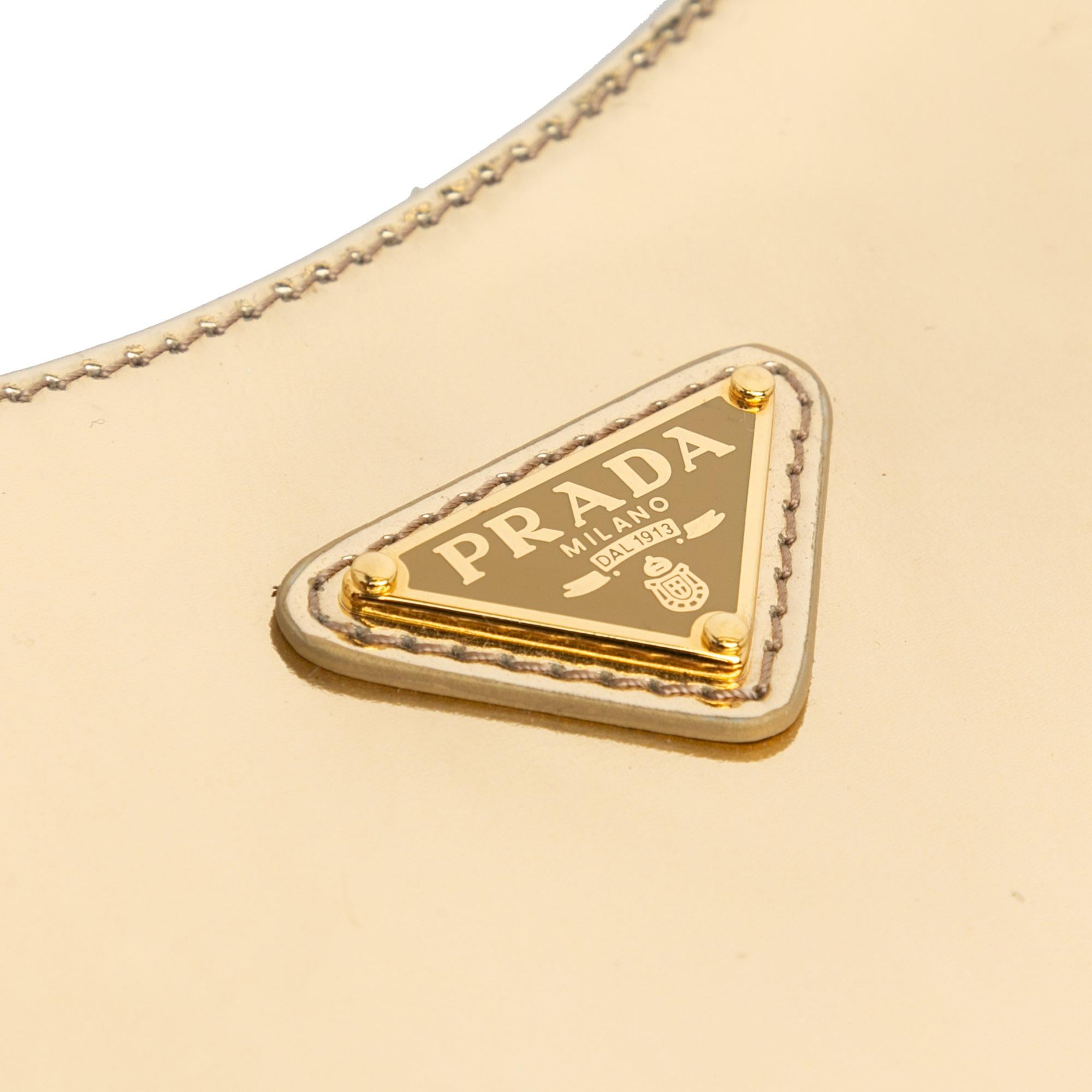 Prada Spazzolato Cleo Shoulder Bag