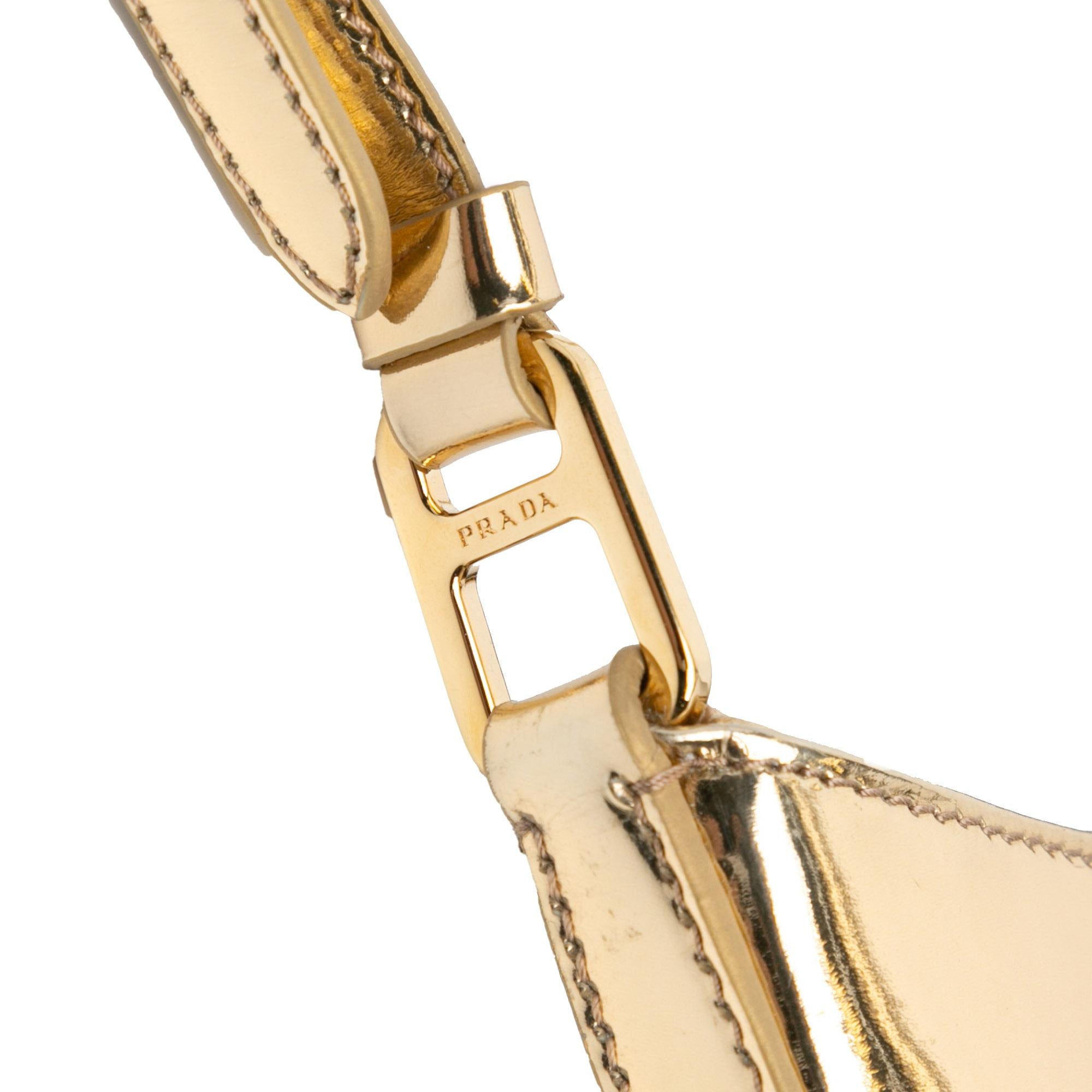 Prada Spazzolato Cleo Shoulder Bag