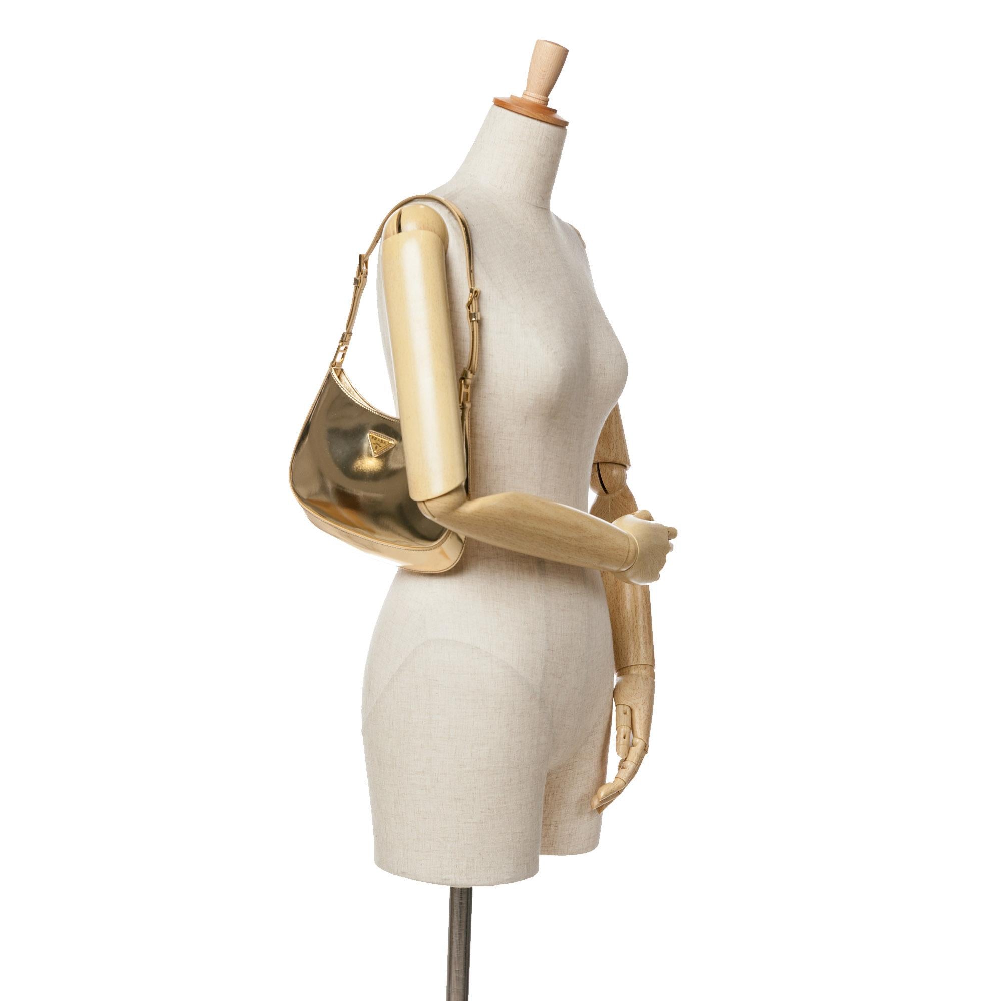 Prada Spazzolato Cleo Shoulder Bag