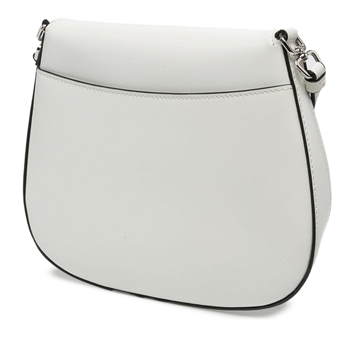 Prada Spazzolato Leather Cleo Flap Shoulder Bag