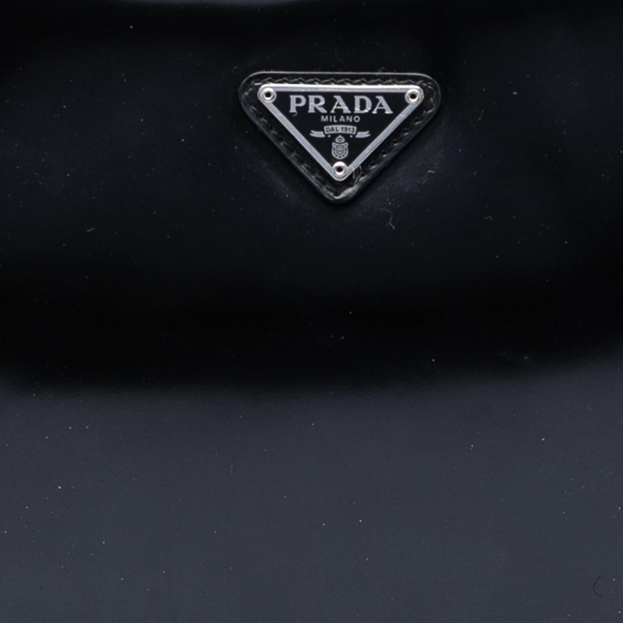 Prada Spazzolato Leather Cleo Shoulder Bag