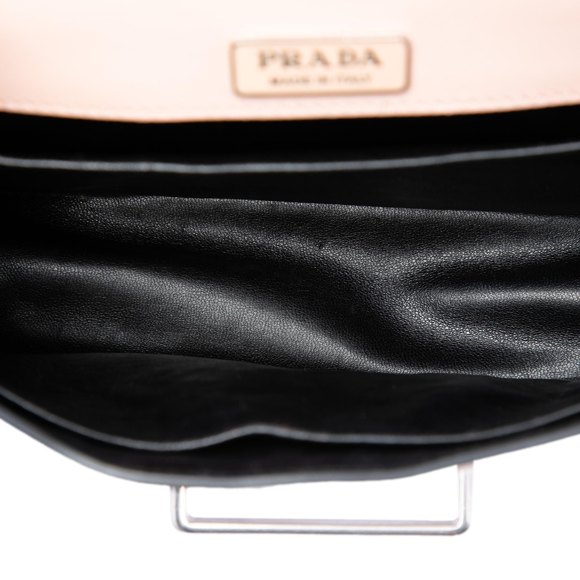 Prada Spazzolato Soft Calfskin Cahier Crossbody