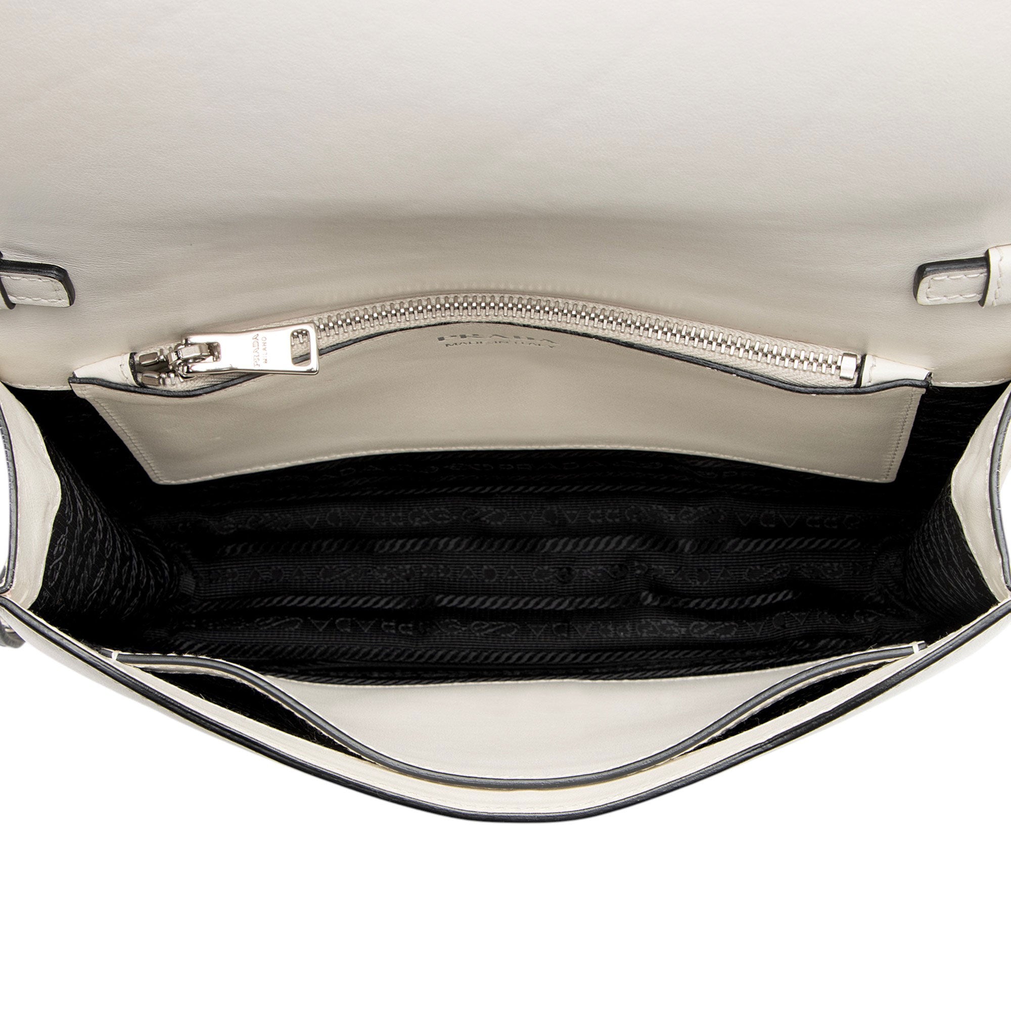 Prada Studded Calfskin Elektra Small Shoulder Bag