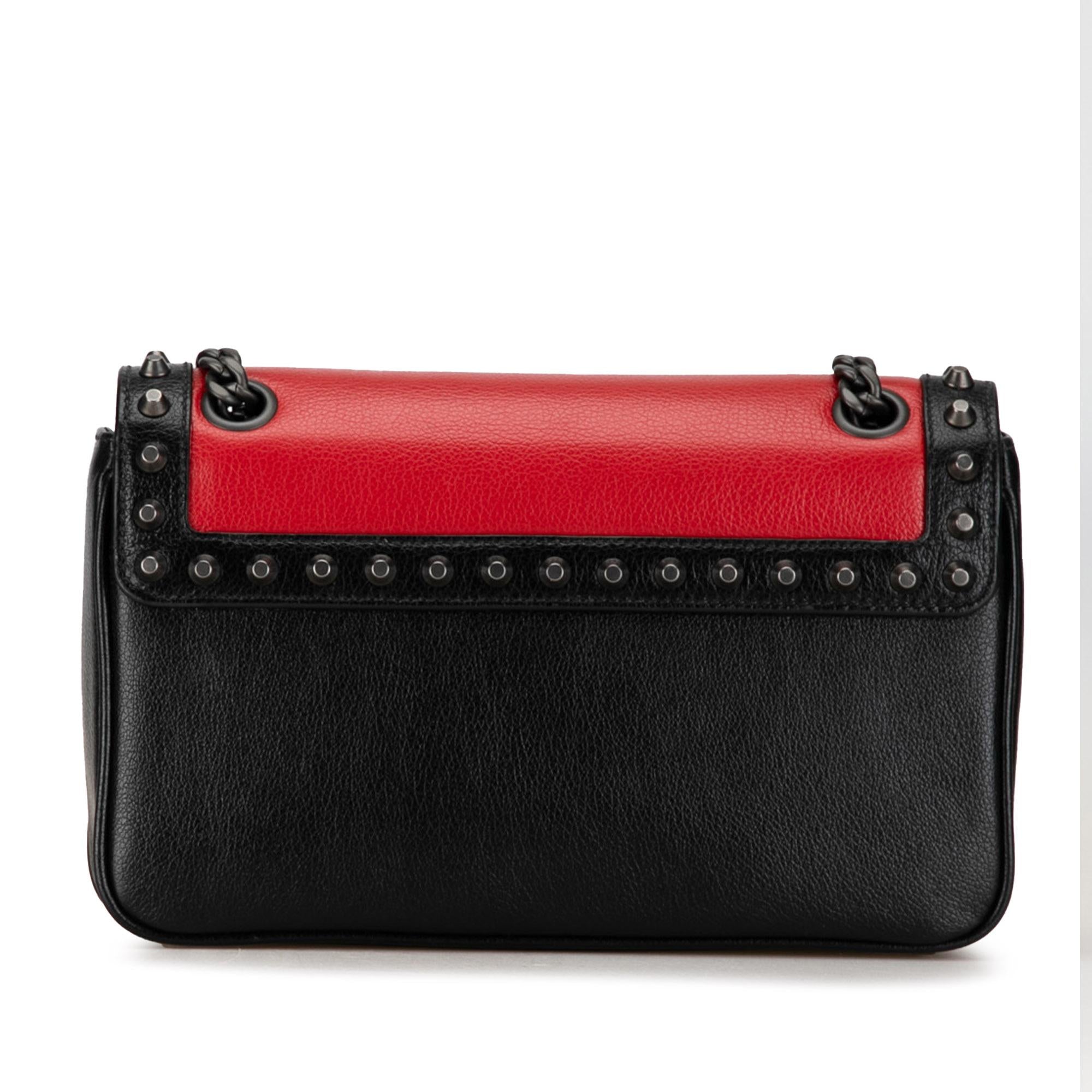 Prada Studded Glace Calf Crossbody (SHG-yFMc7A)