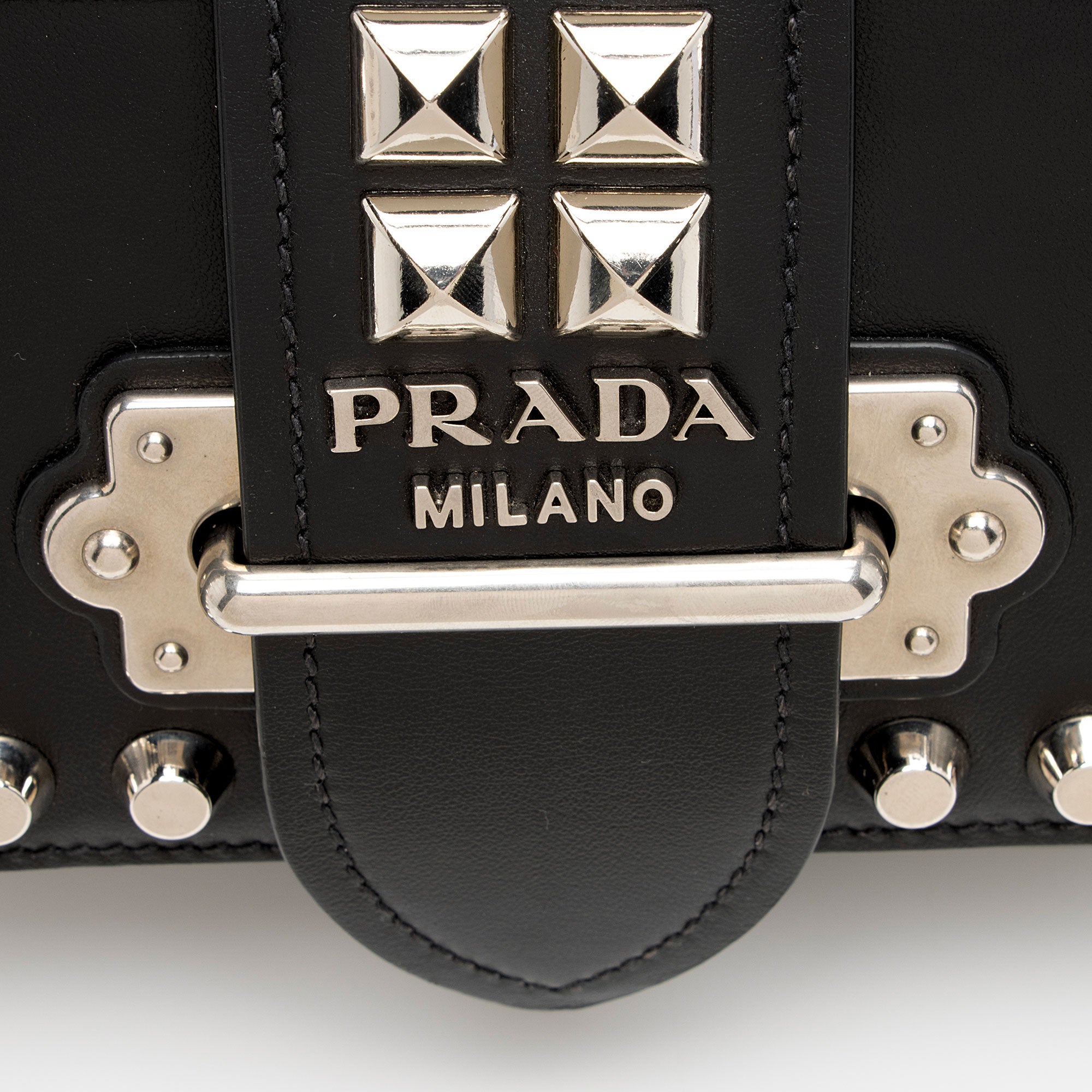Prada studded belt bag shop
