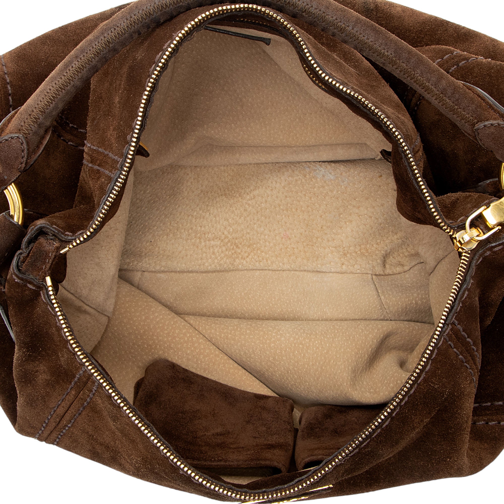 Prada Scamosciato Suede Hobo (SHF-hH2jDe)