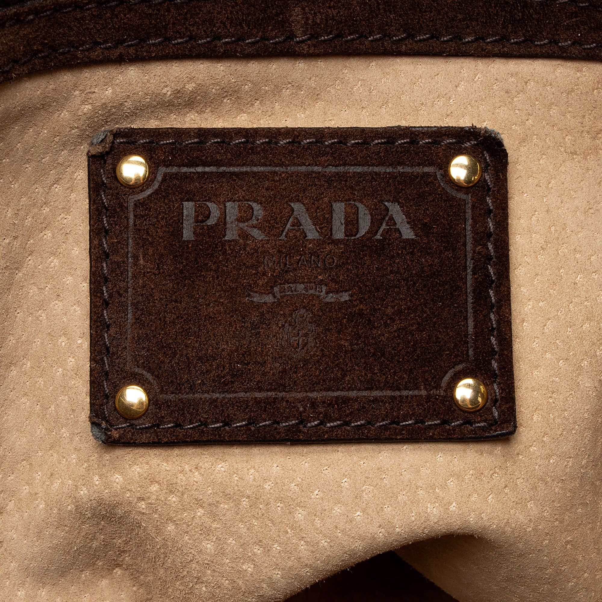 Prada Scamosciato Suede Hobo (SHF-hH2jDe)