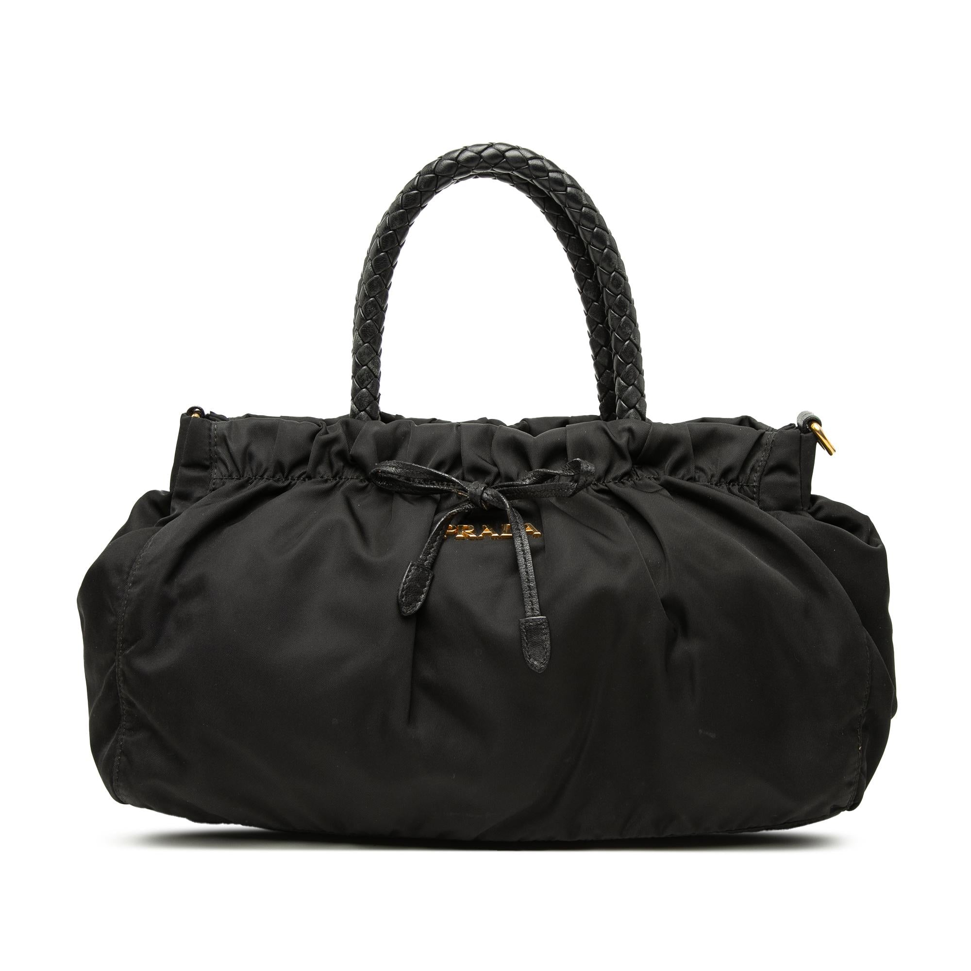 Prada Tessuto Bow Satchel