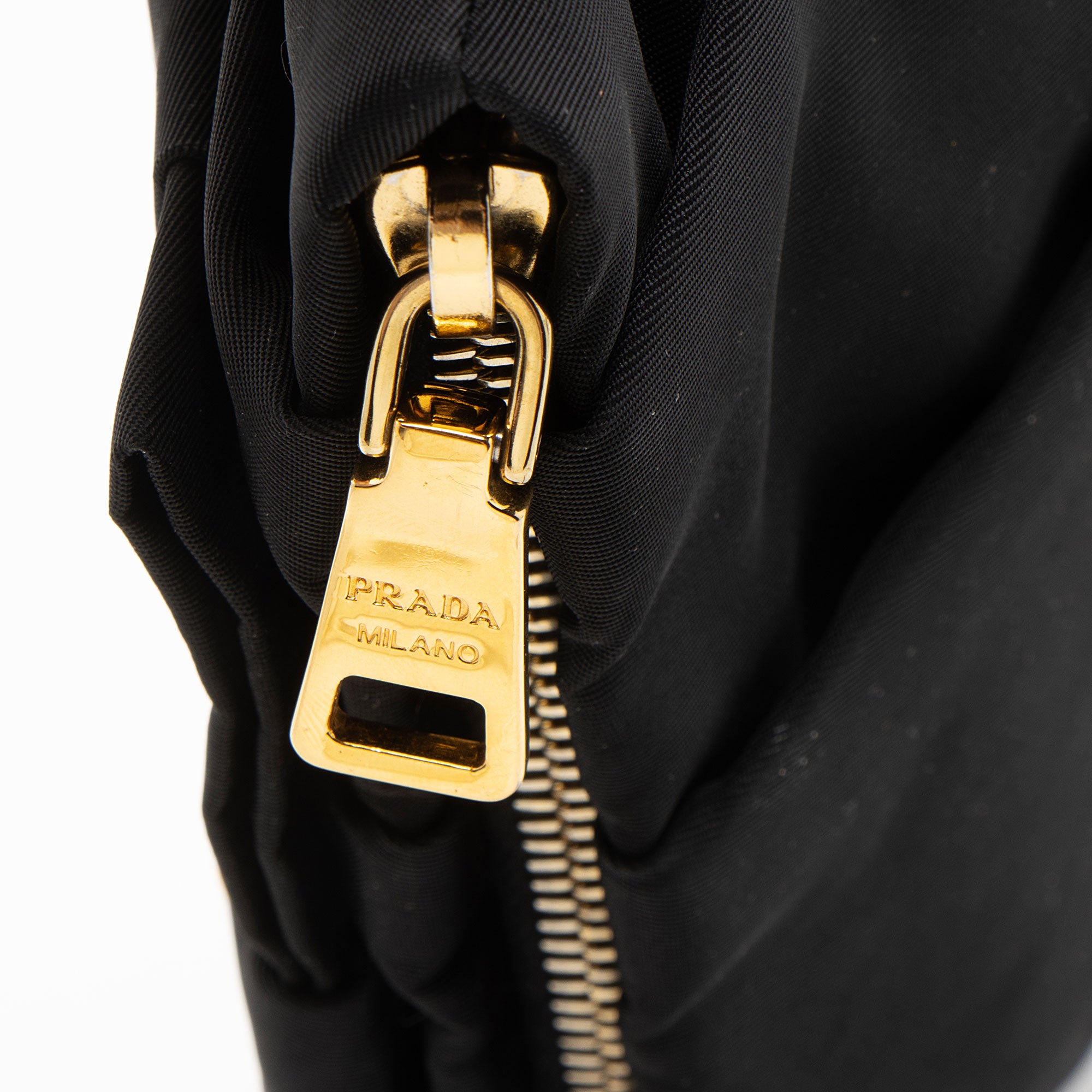 Prada Tessuto Bow Wristlet