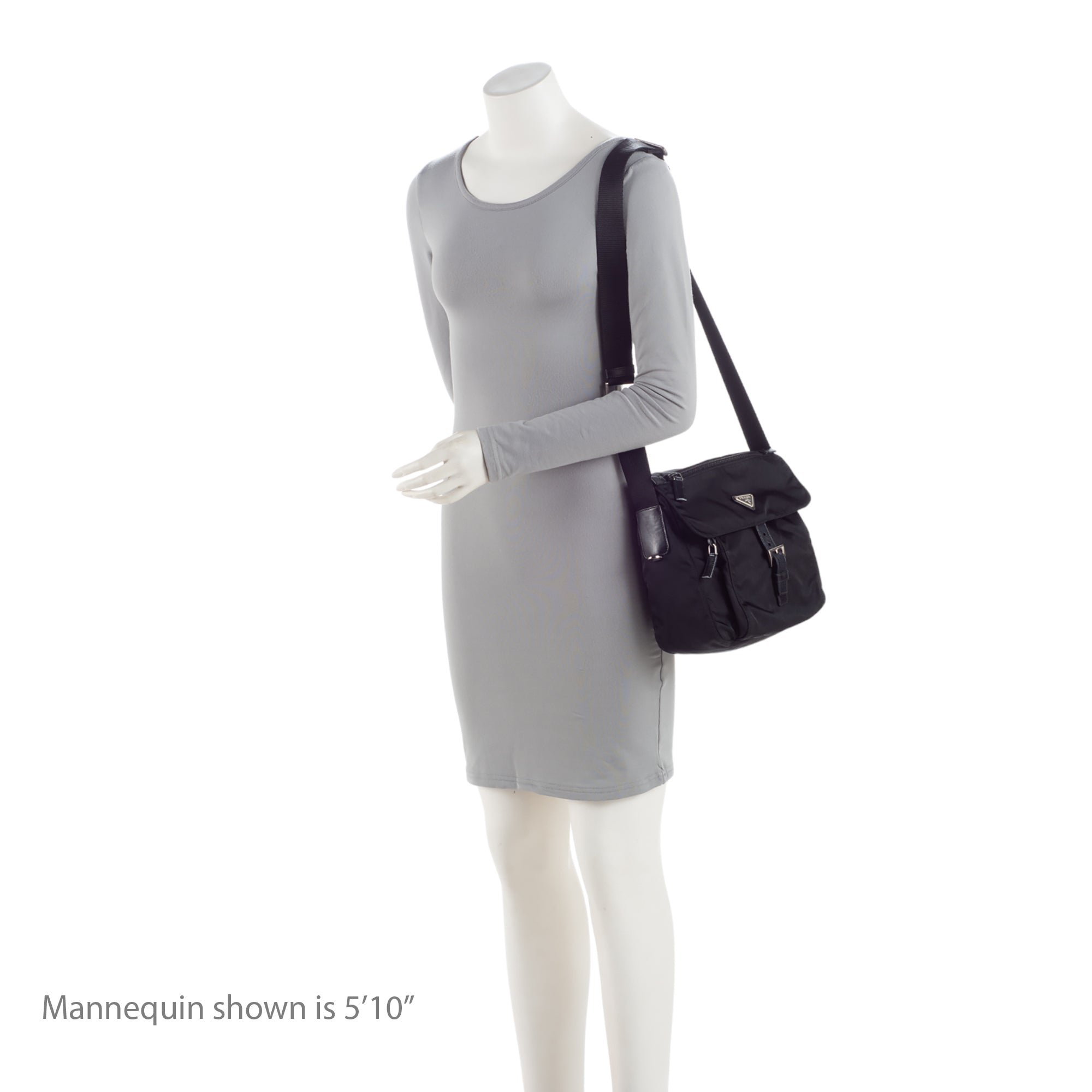 Prada Tessuto Buckle Messenger (SHF-ZElqhI)
