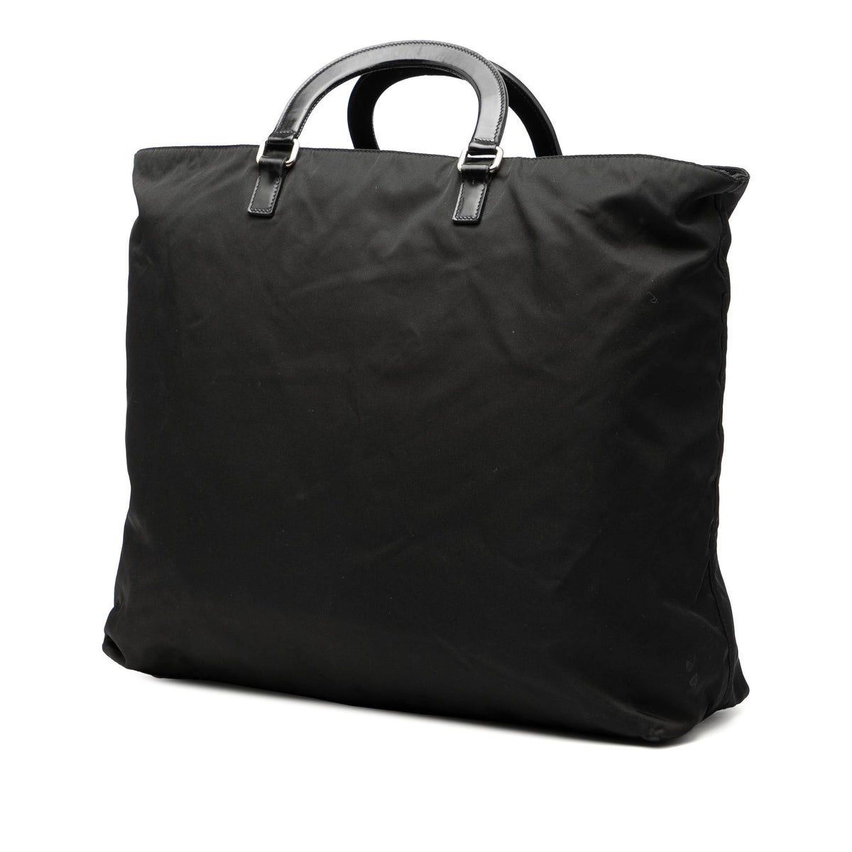 Prada Tessuto Canapa Logo Satchel