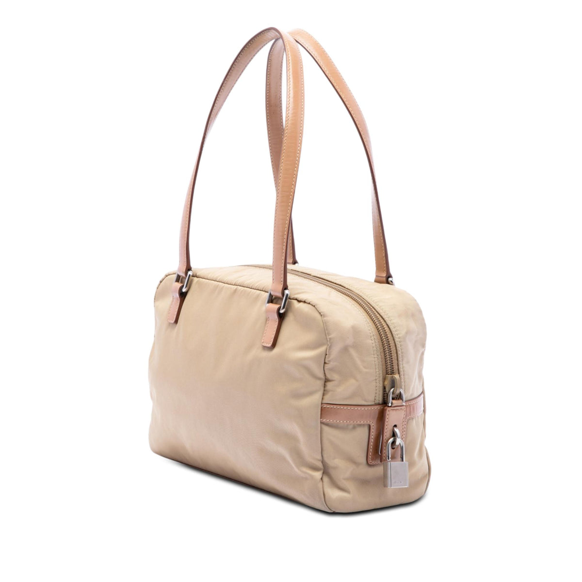 Prada Tessuto Canapa Logo Shoulder Bag