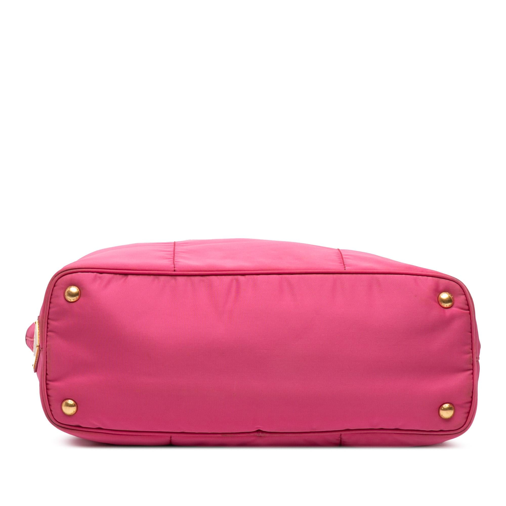 Prada Tessuto Canapa Logo Tote