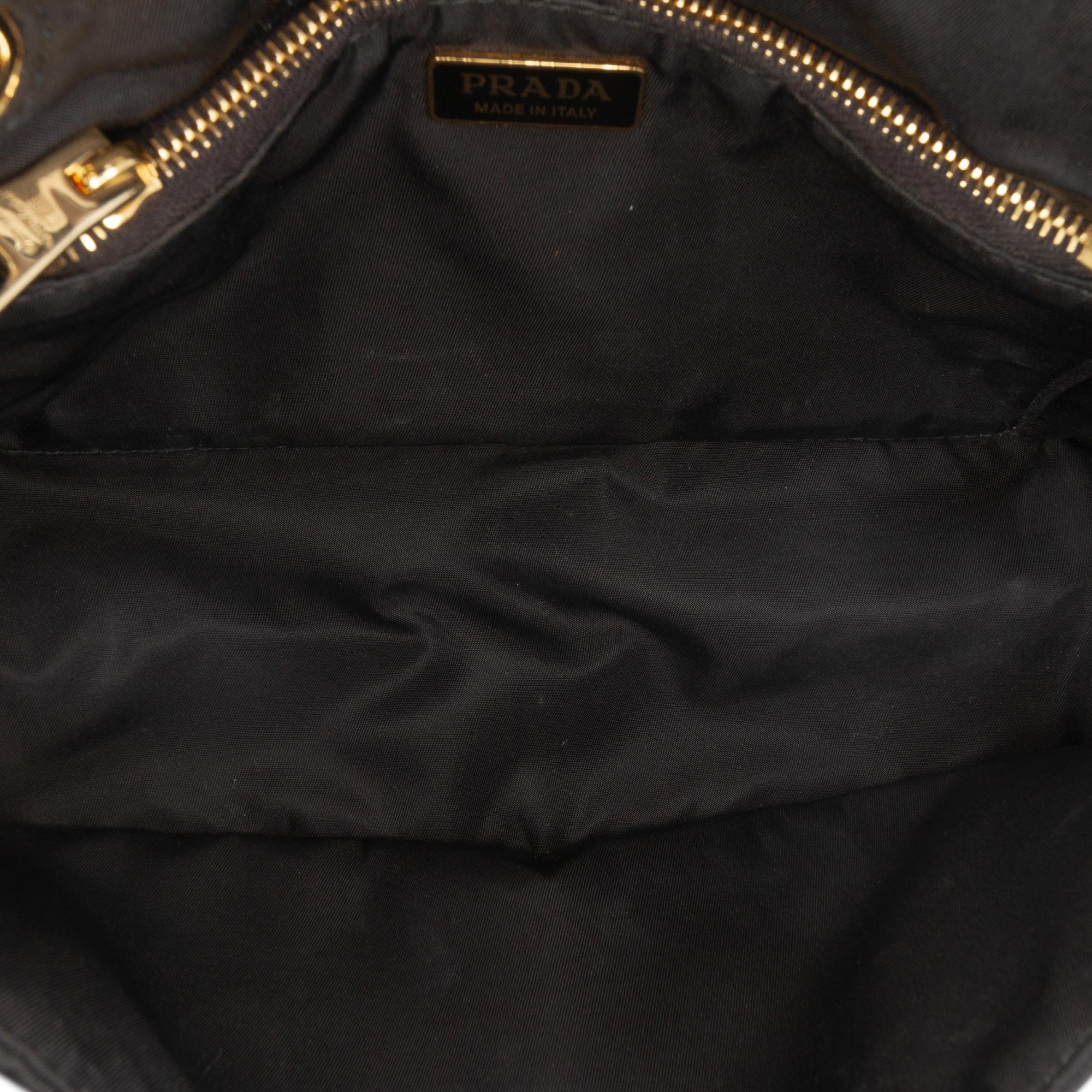 Prada Tessuto Chain Flap Crossbody