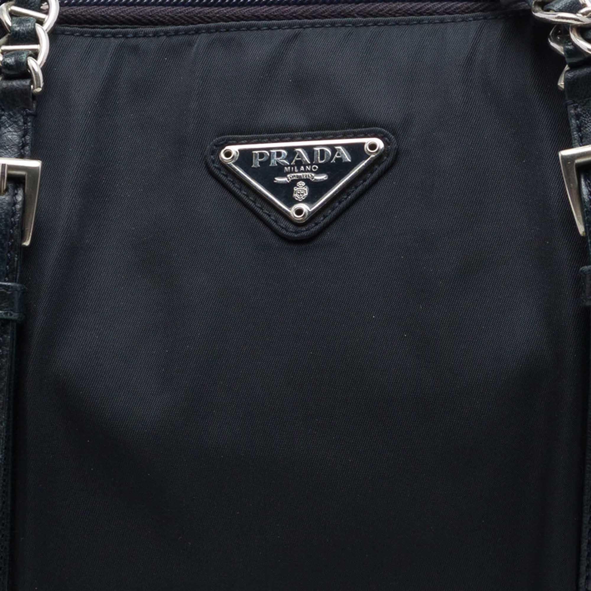 Prada Tessuto Chain Tote
