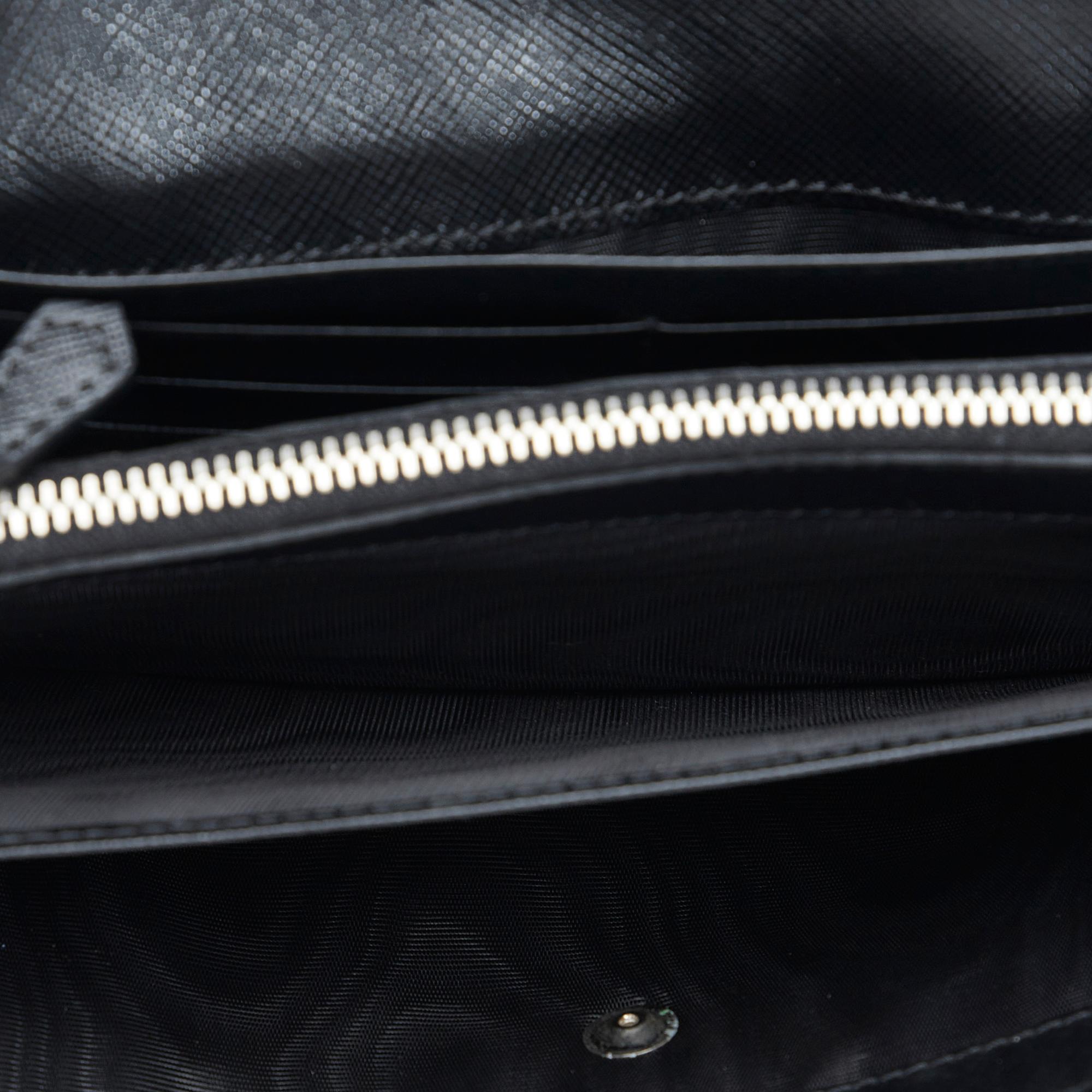 Prada Tessuto Continental Flap Wallet (SHG-6bx2XP)