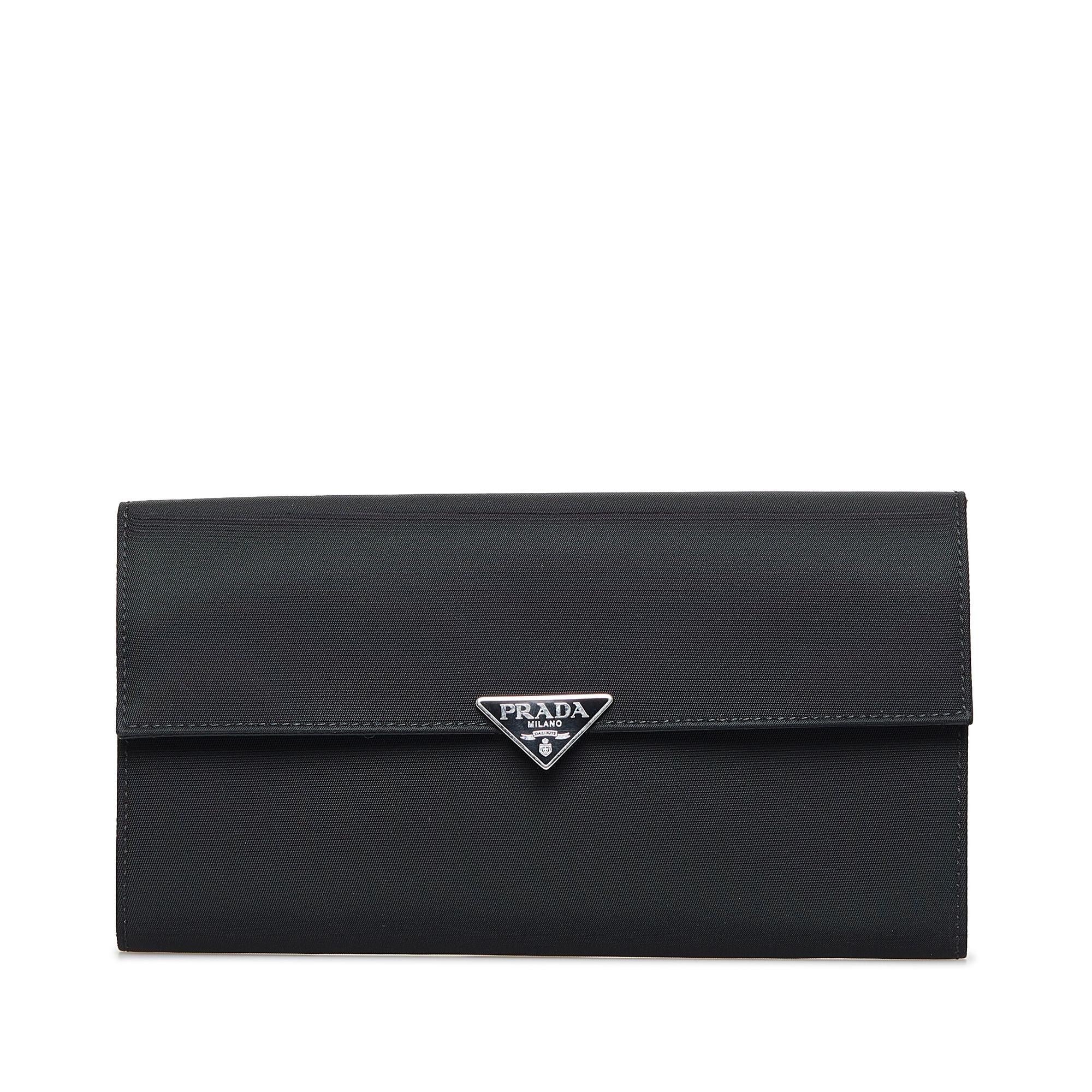 Prada Tessuto Continental Flap Wallet (SHG-6bx2XP)