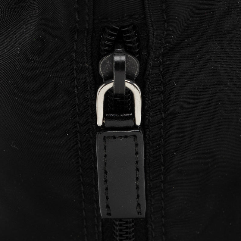 Prada Tessuto Double Buckle Messenger Bag (SHF-lj5Wdh)