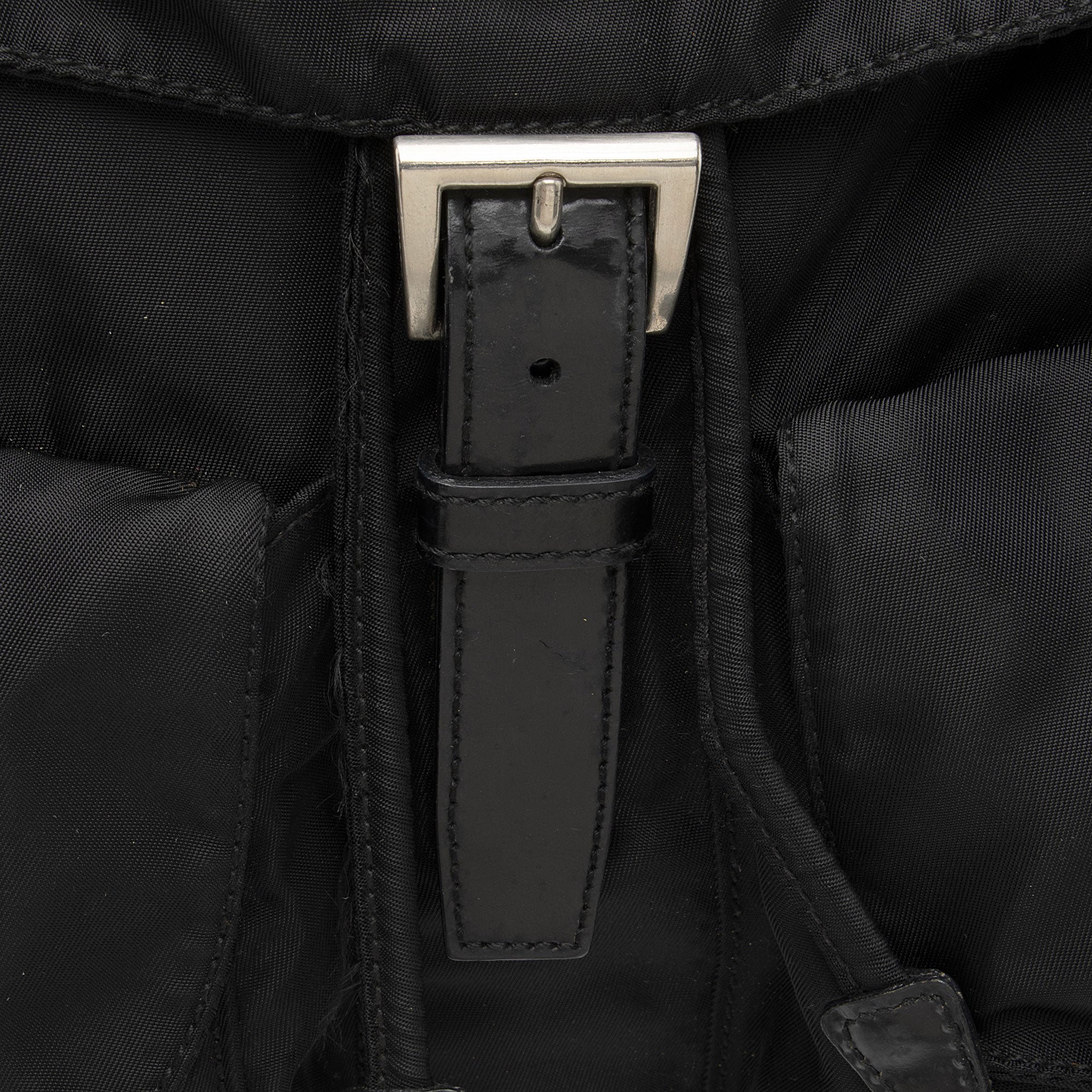 Prada Tessuto Double Pocket Medium Backpack (SHF-IvHeZr)