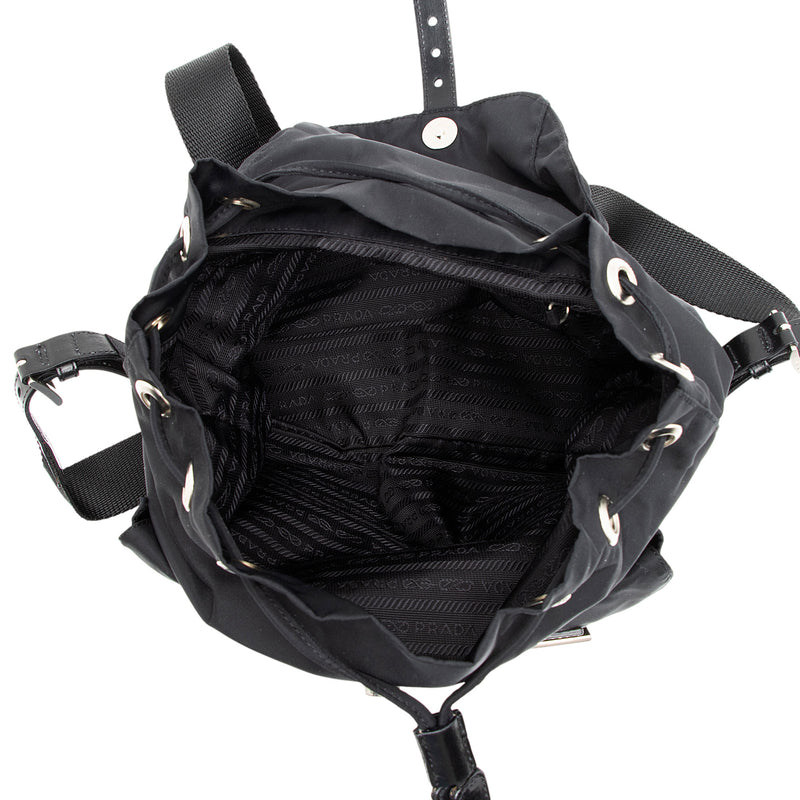 Prada Tessuto Double Pocket Small Backpack (SHF-wNk9mi)