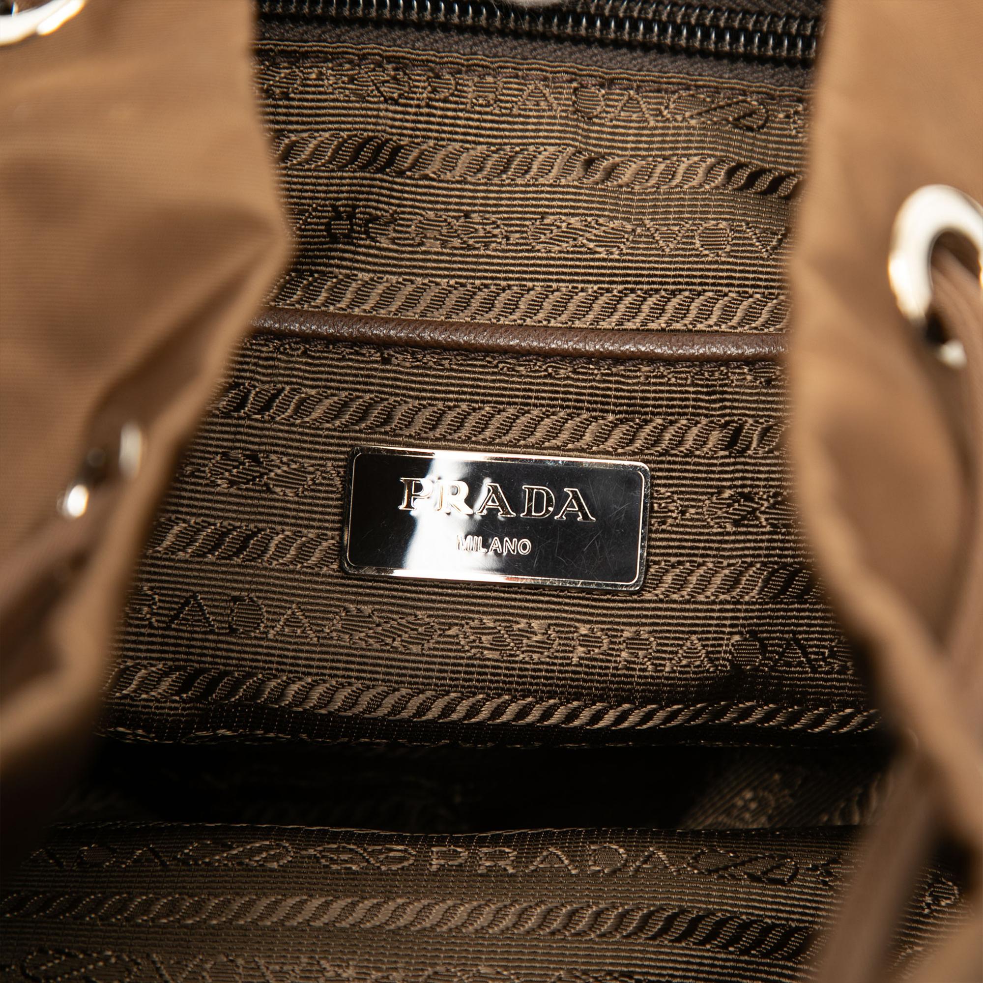 Prada Tessuto Drawstring Backpack