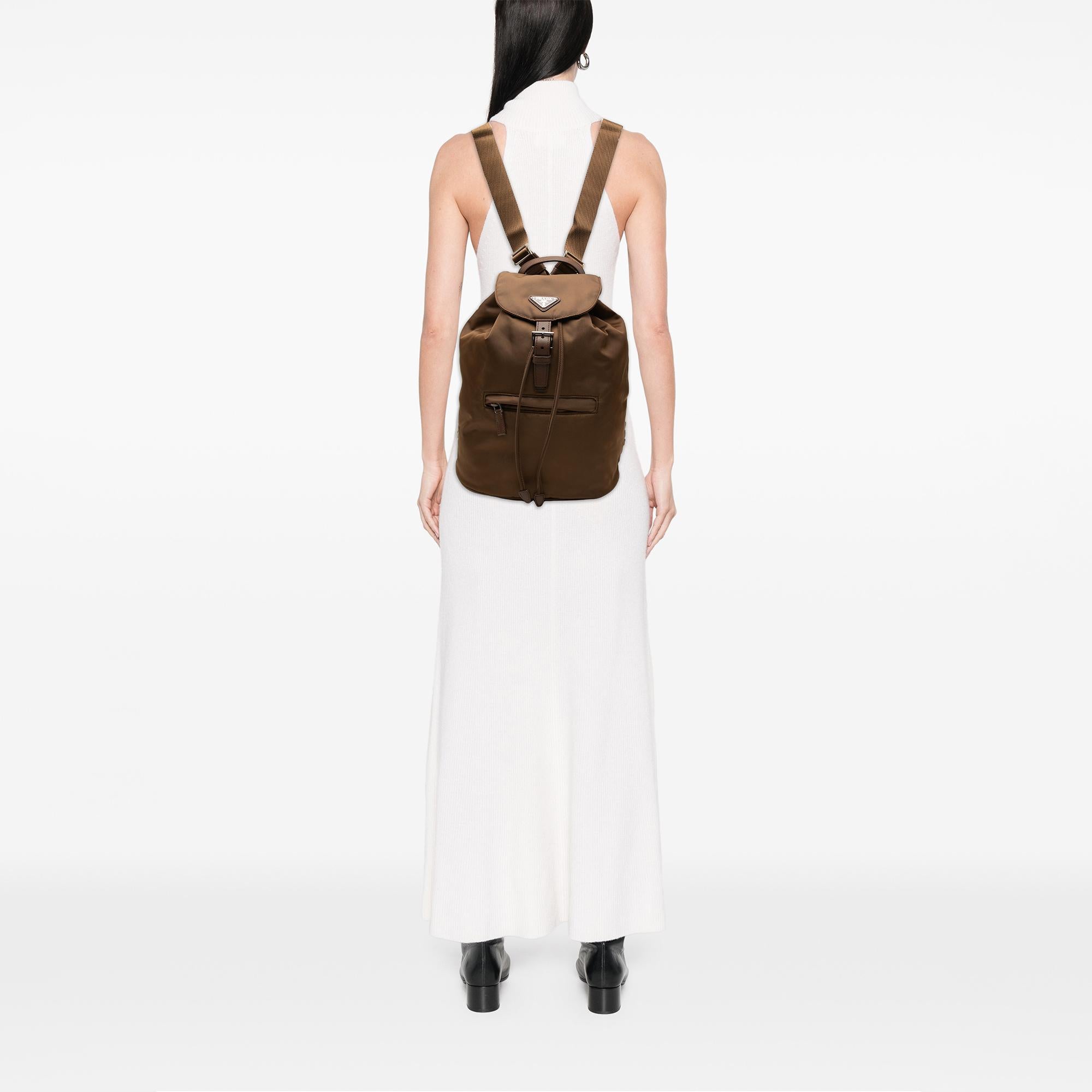 Prada Tessuto Drawstring Backpack