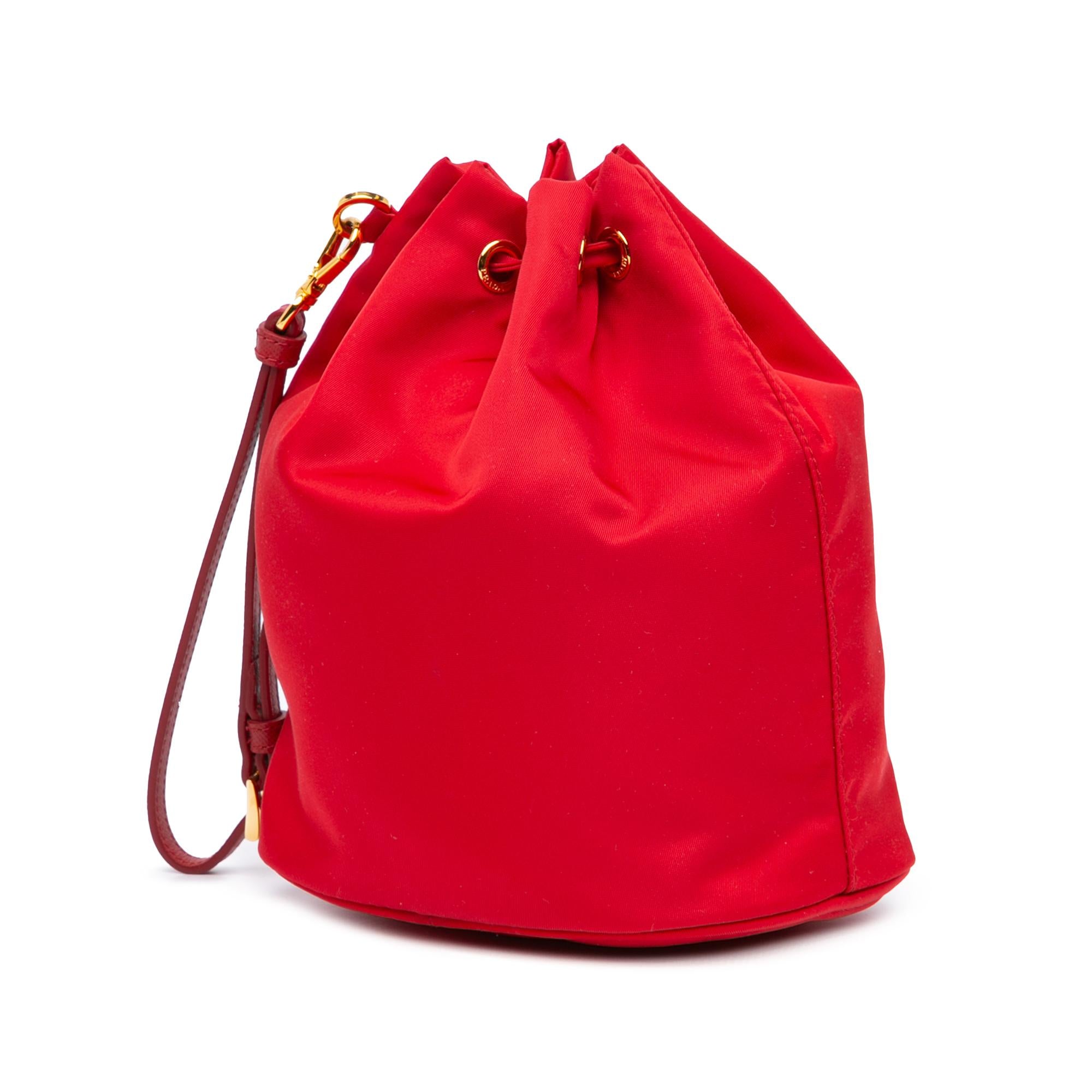 Prada Tessuto Drawstring Pouch (SHG-MfPv7V)