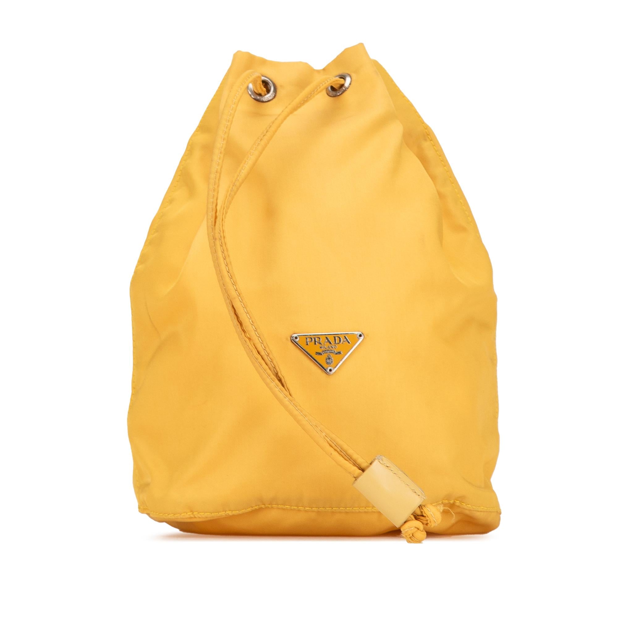Prada Tessuto Drawstring Pouch (SHG-J0mrJx)