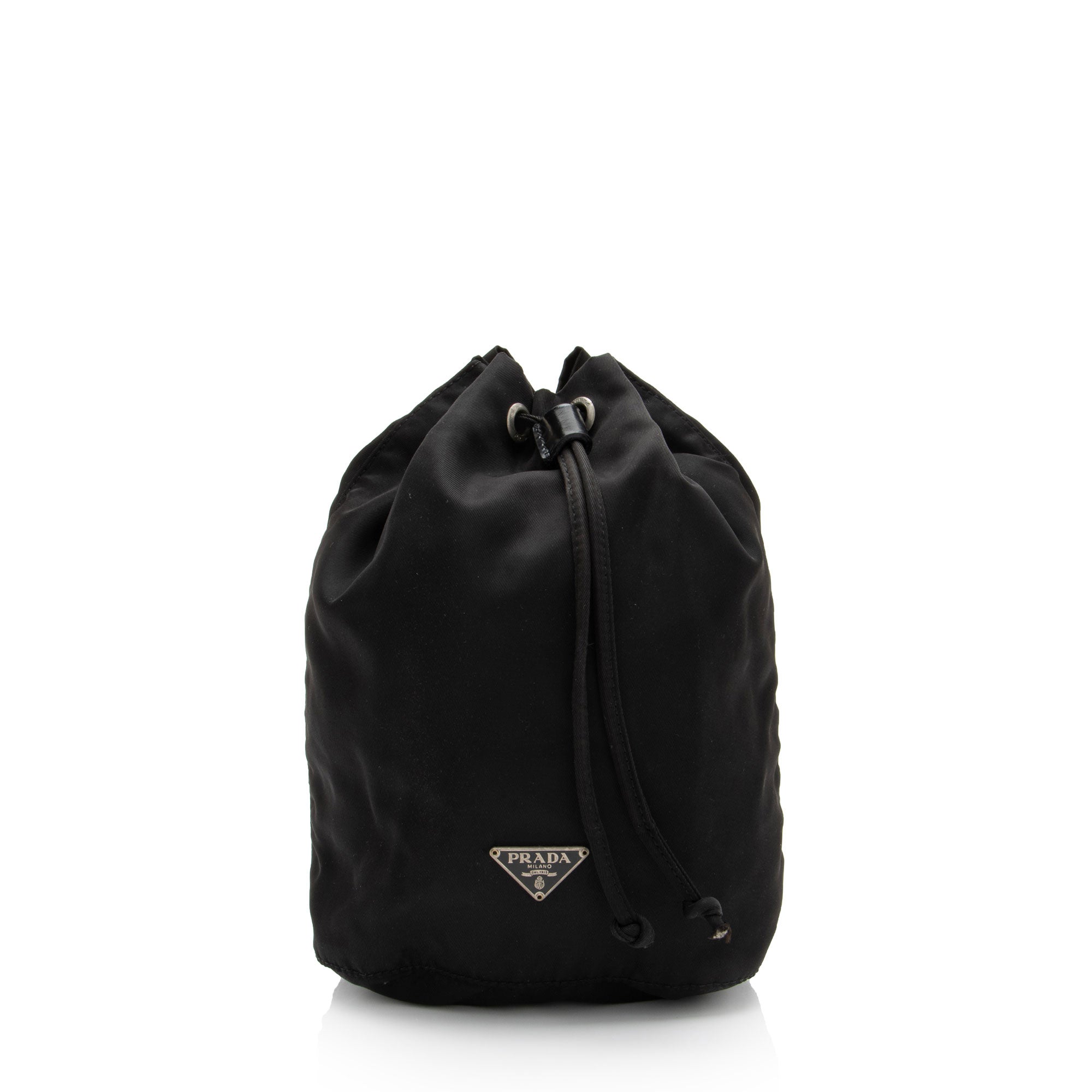 Prada Vintage Tessuto Drawstring Pouch