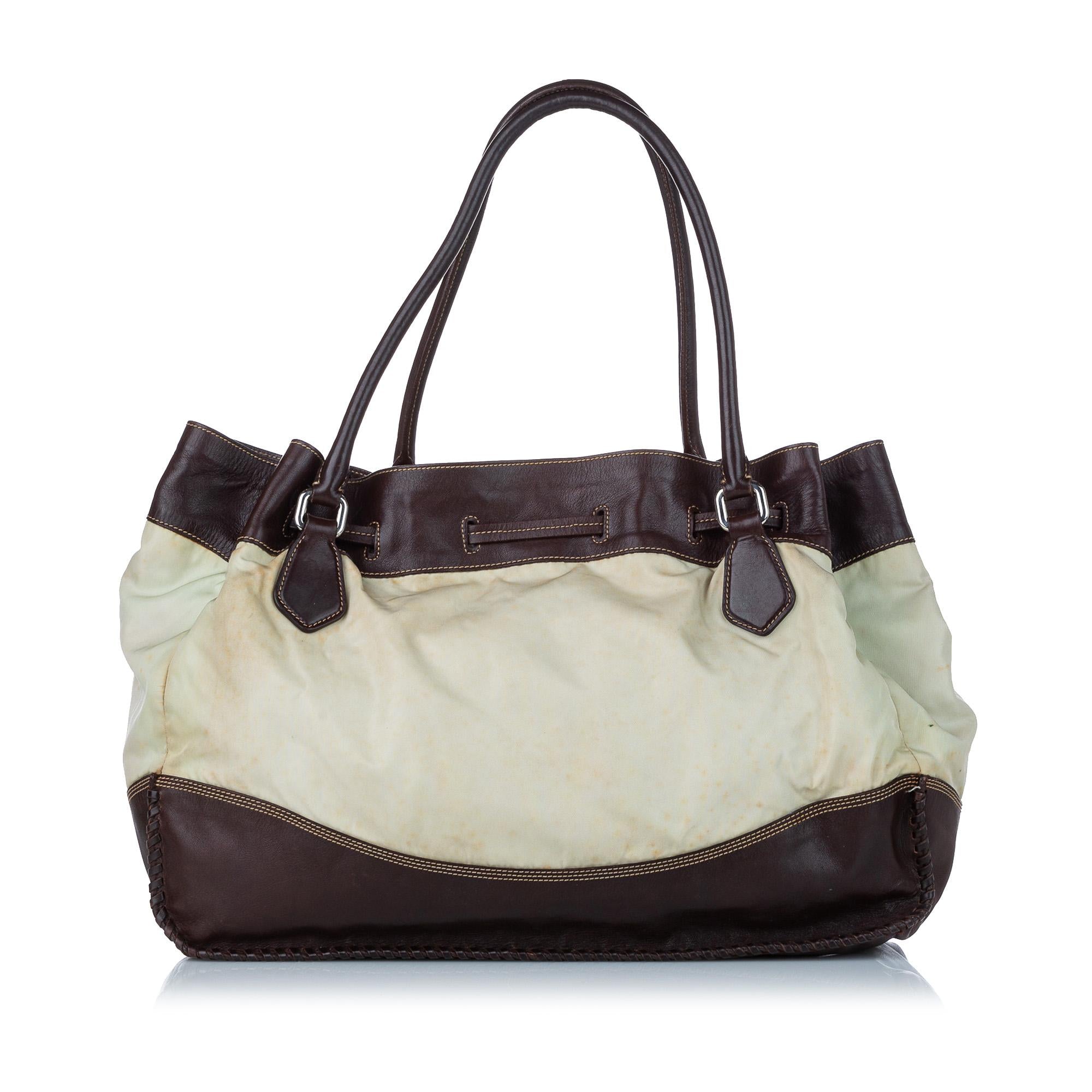 Prada Tessuto Drawstring Tote Bag (SHG-30298)