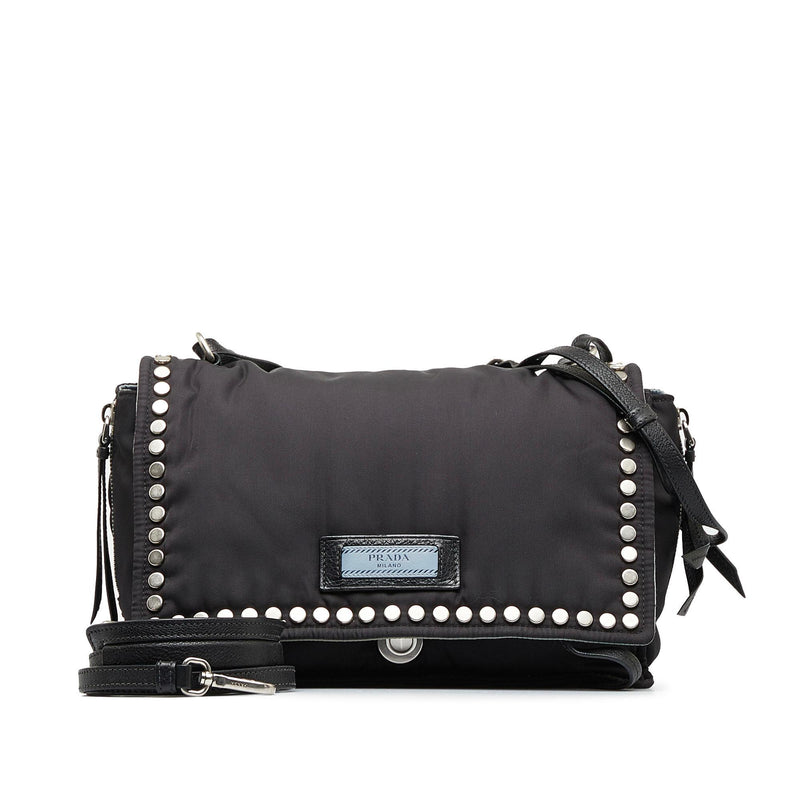 Prada Tessuto Etiquette Crossbody Bag (SHG-NYBees)