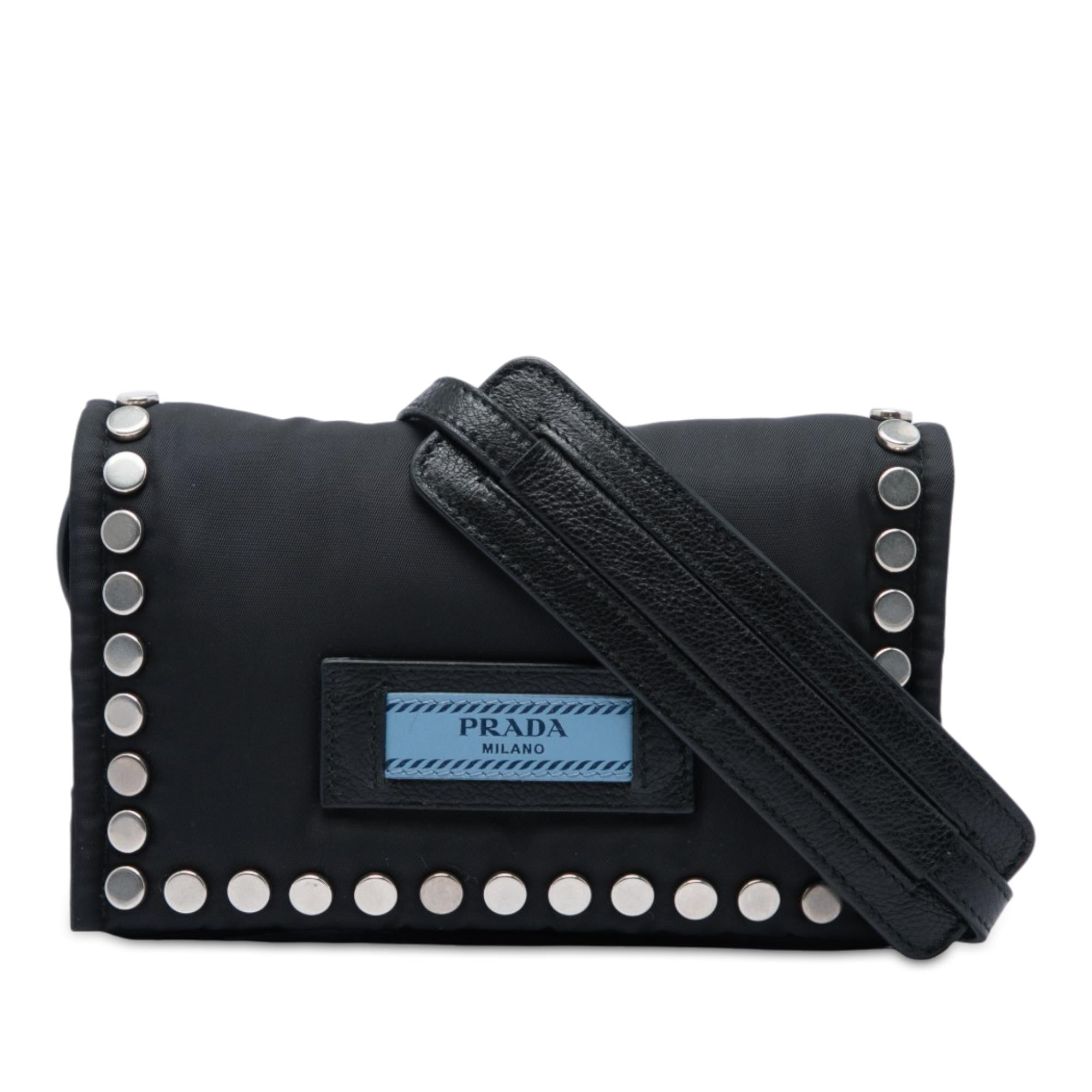 Prada Tessuto Etiquette Crossbody