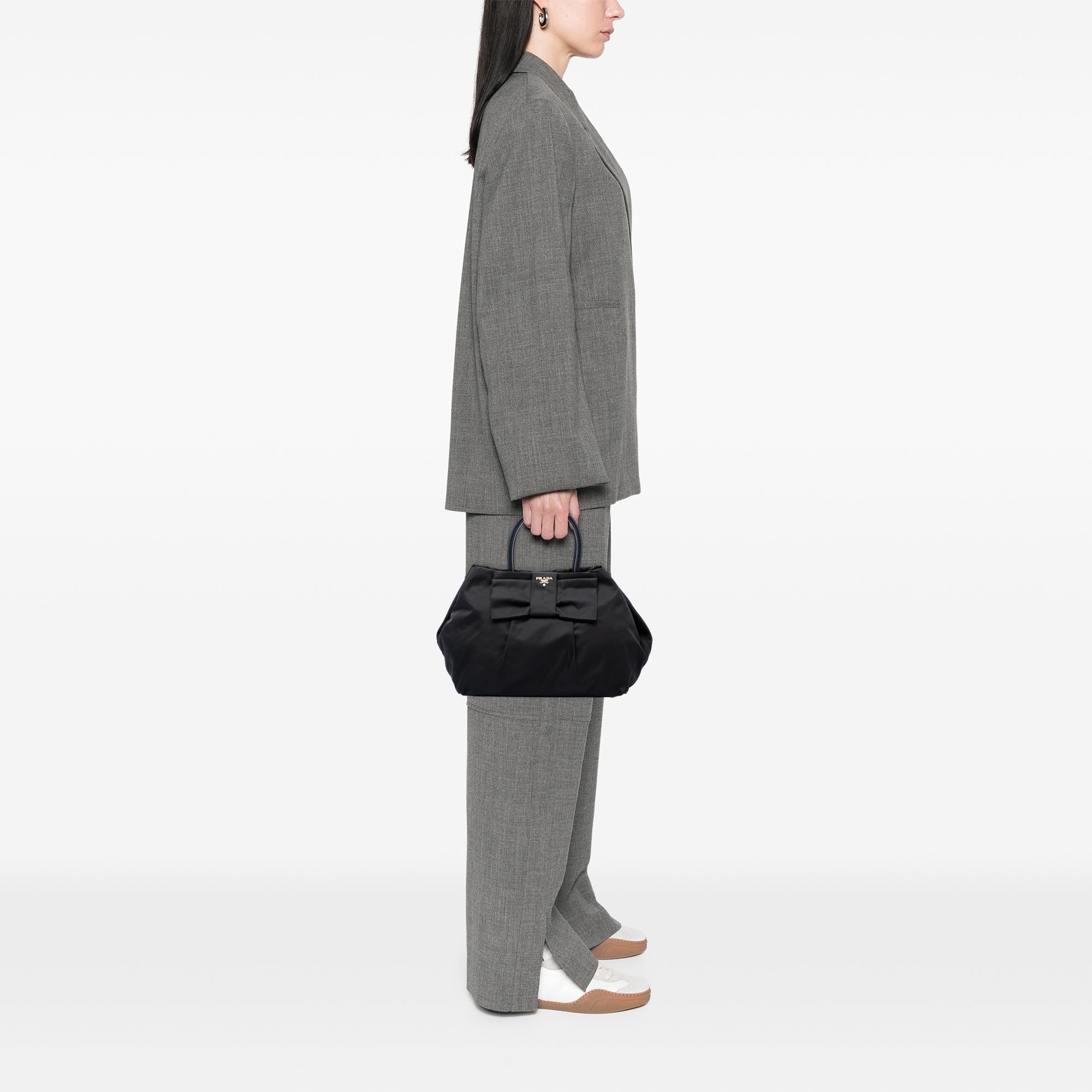 Prada Tessuto Fiocco Bow Handbag