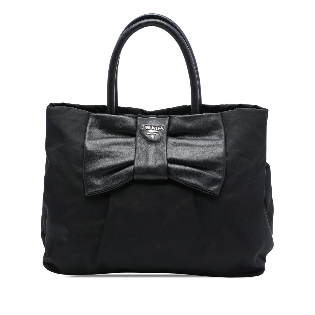 Prada Tessuto Fiocco Bow Tote