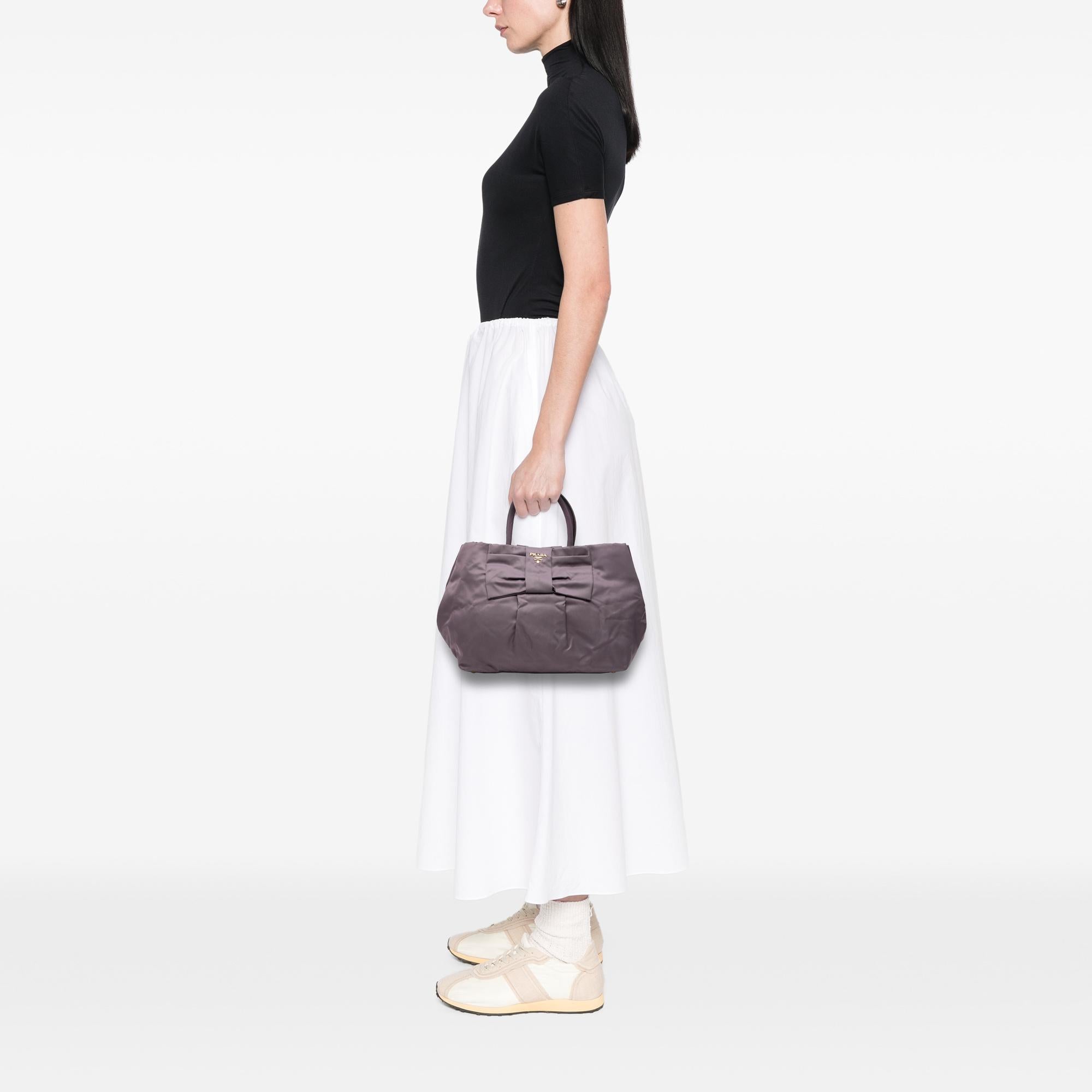 Prada Tessuto Fiocco Tote
