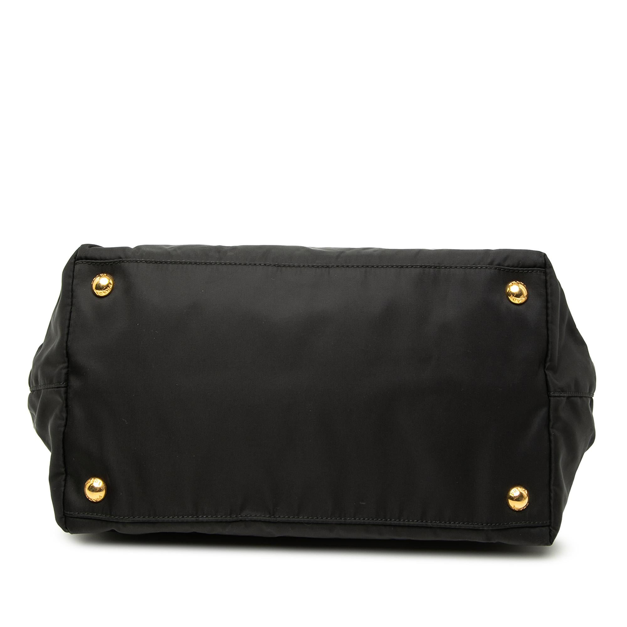 Prada Tessuto Front Pocket Convertible Tote